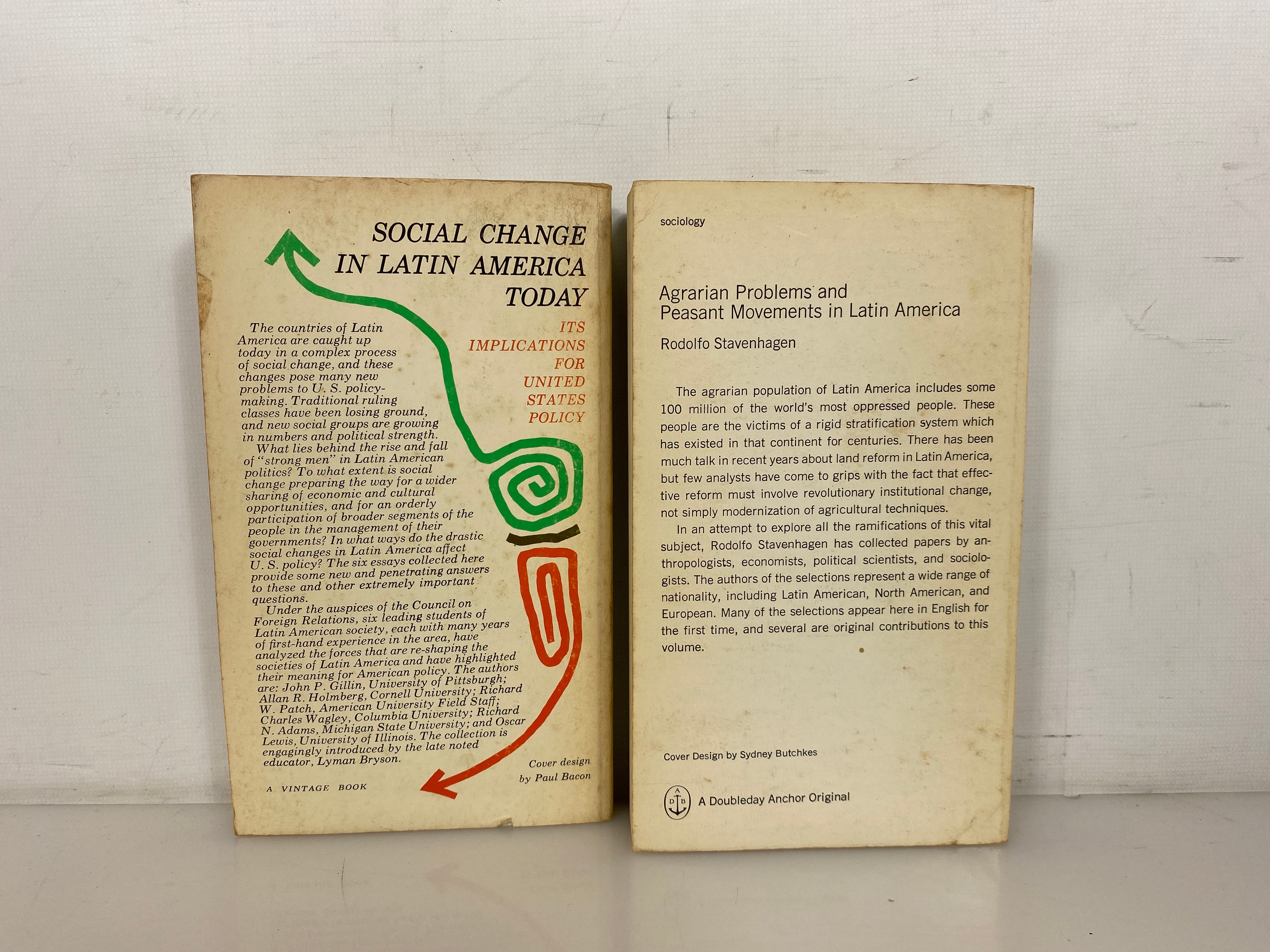 2 Volumes: Social Change/Agrarian Problems in Latin America 1960-70 SC