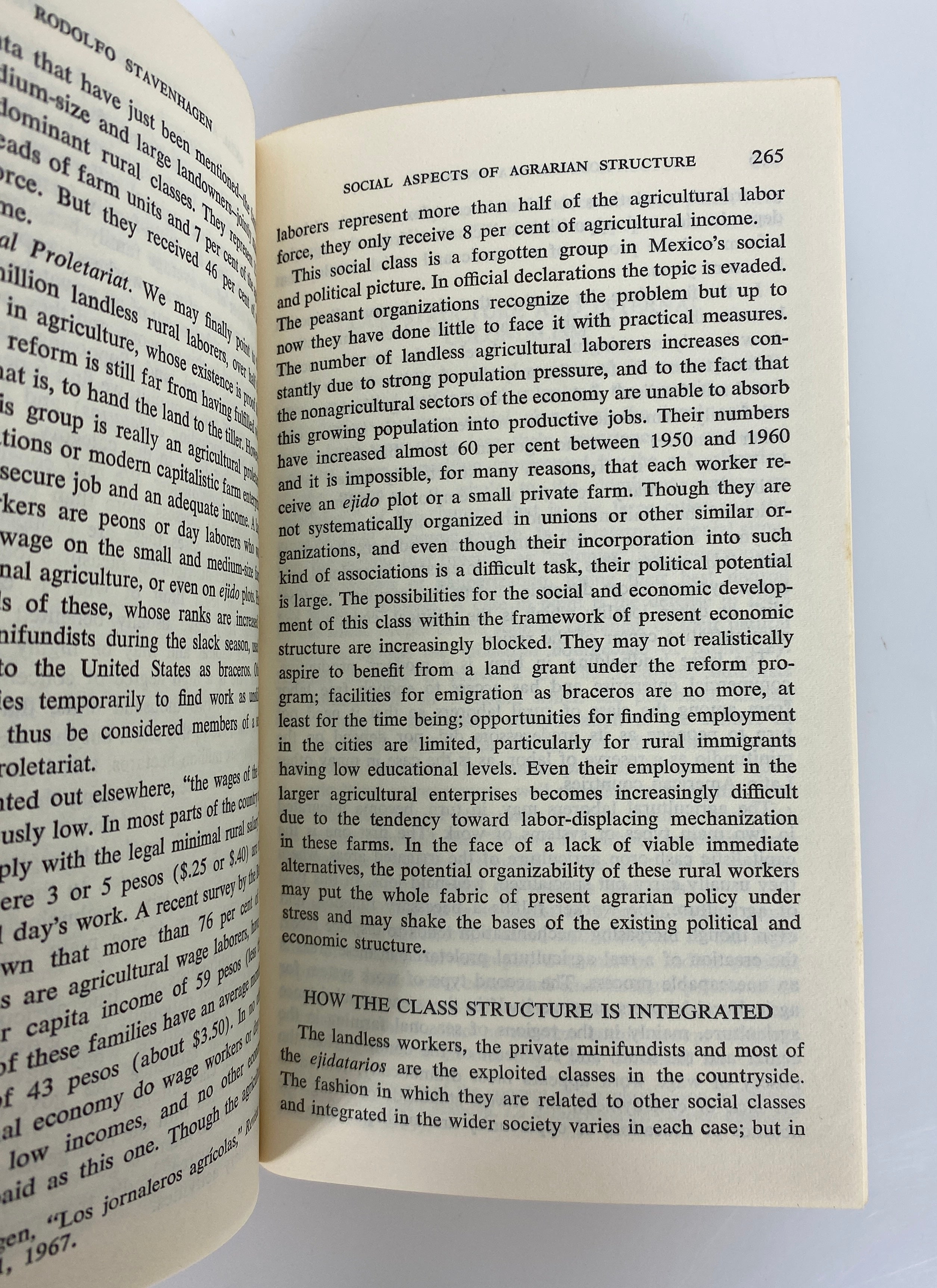 2 Volumes: Social Change/Agrarian Problems in Latin America 1960-70 SC