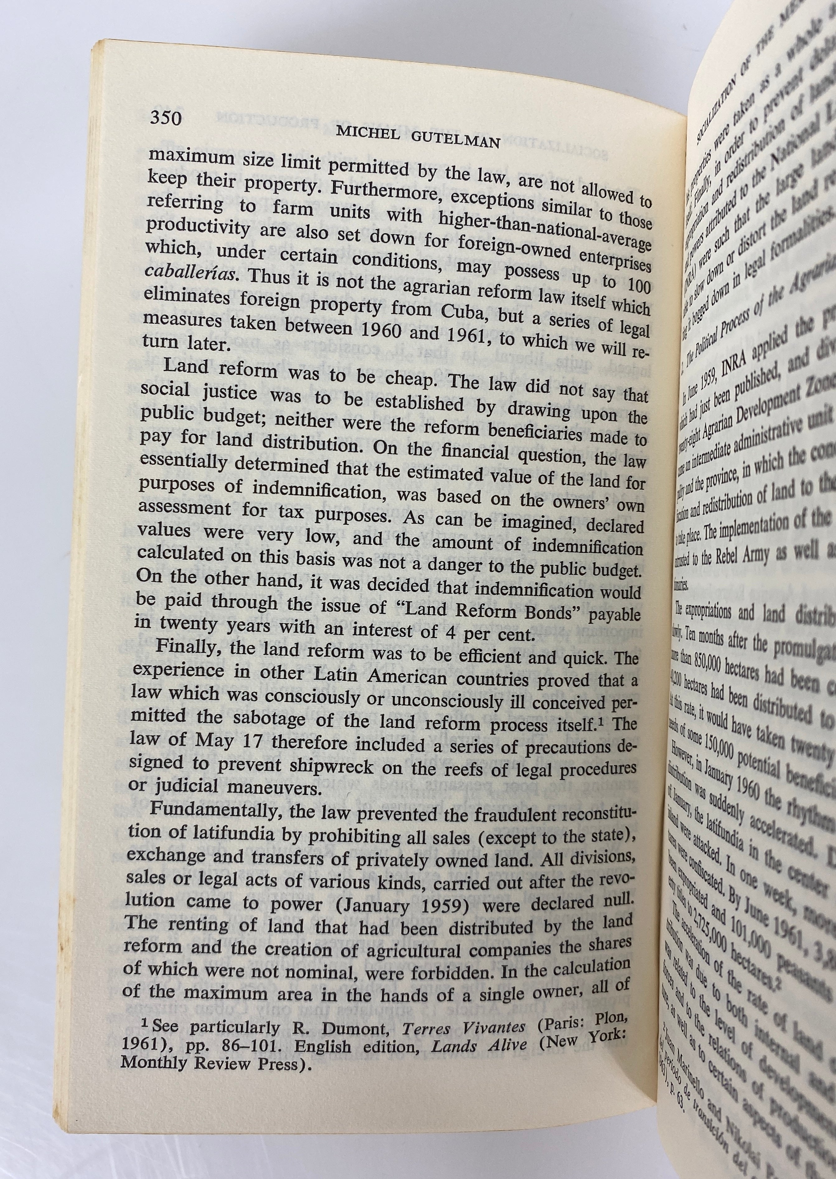 2 Volumes: Social Change/Agrarian Problems in Latin America 1960-70 SC