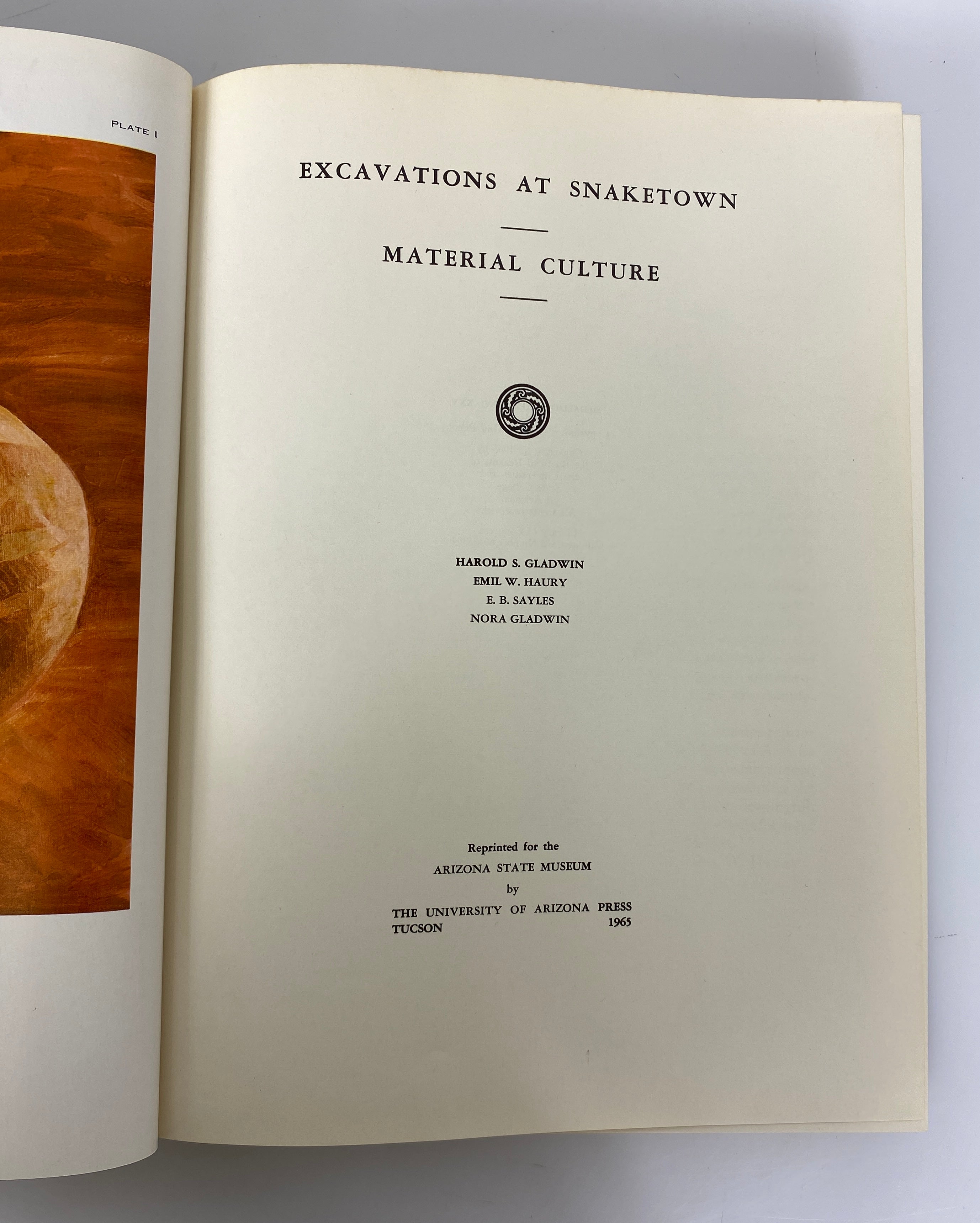 2 Volumes: Southwestern Archaeology/Excavations at Snaketown 1965 HC