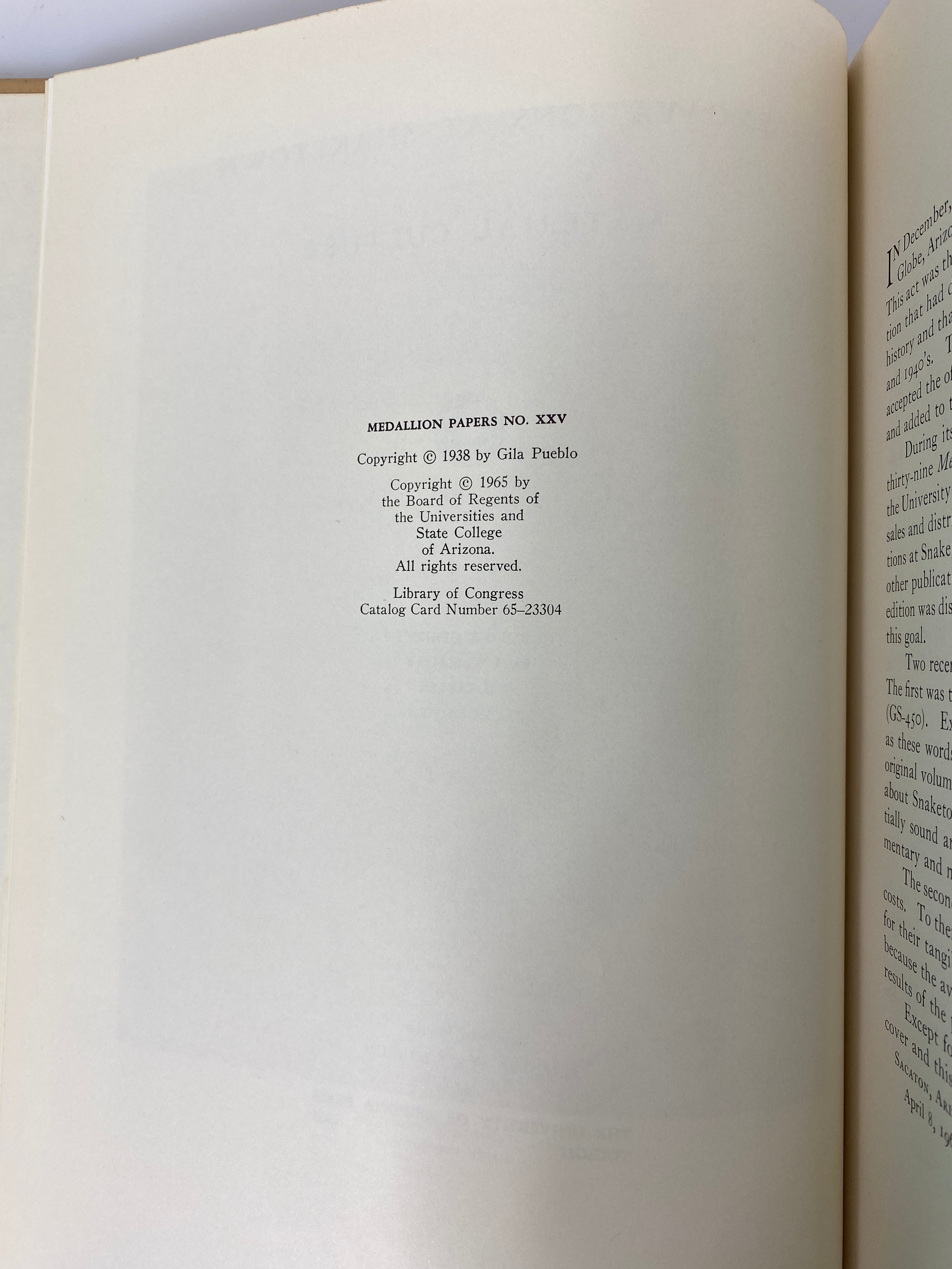 2 Volumes: Southwestern Archaeology/Excavations at Snaketown 1965 HC