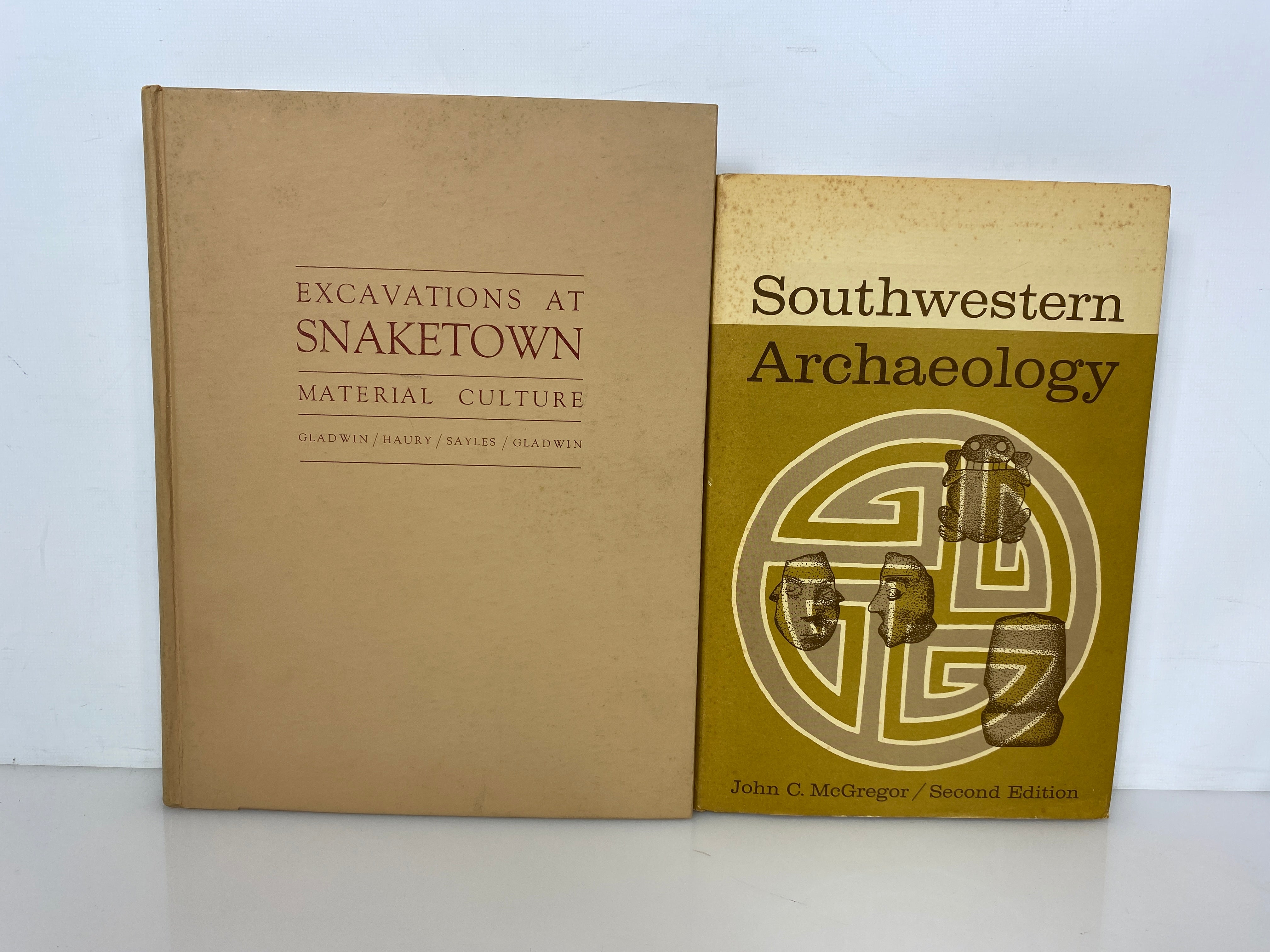 2 Volumes: Southwestern Archaeology/Excavations at Snaketown 1965 HC