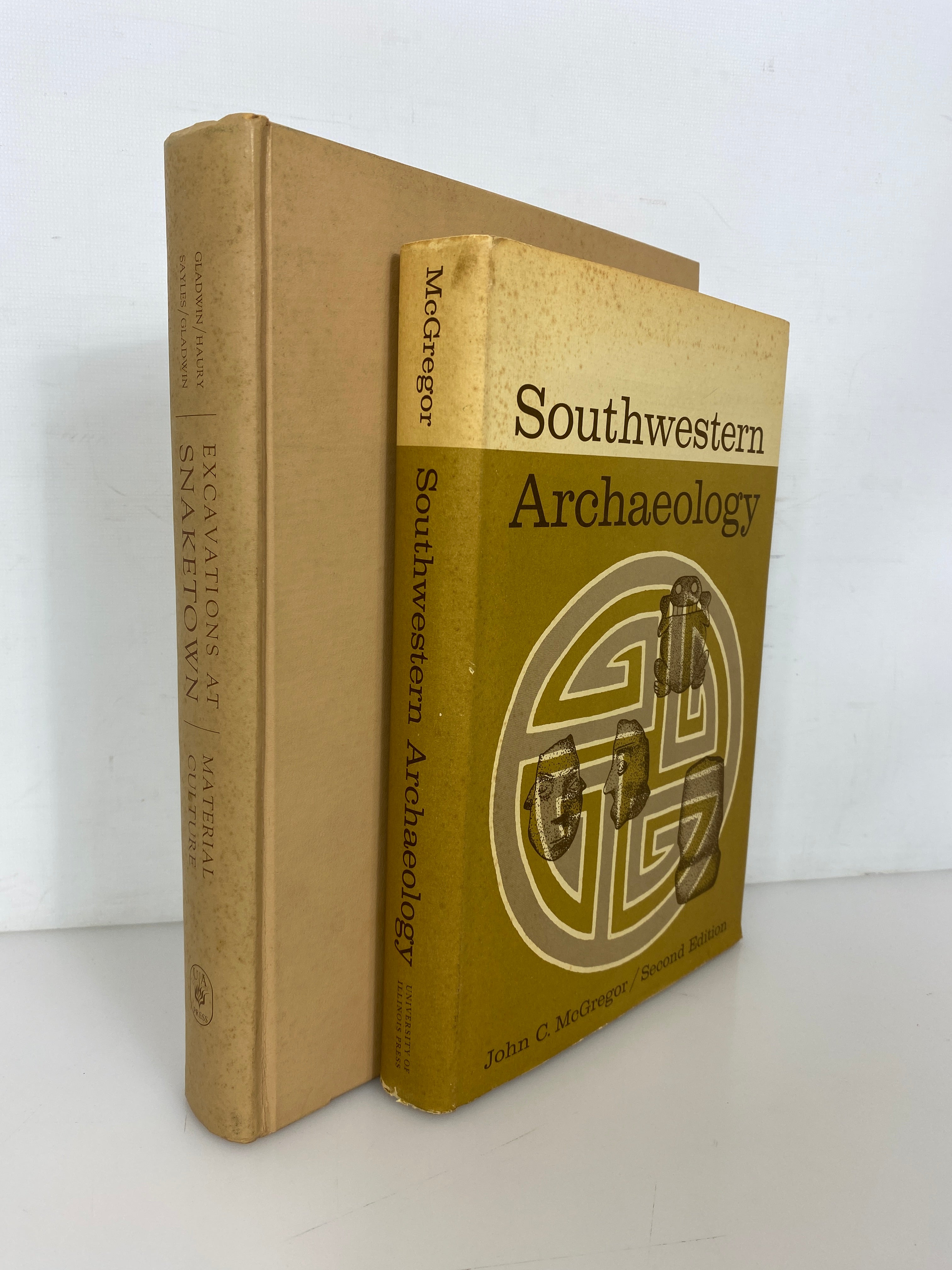 2 Volumes: Southwestern Archaeology/Excavations at Snaketown 1965 HC