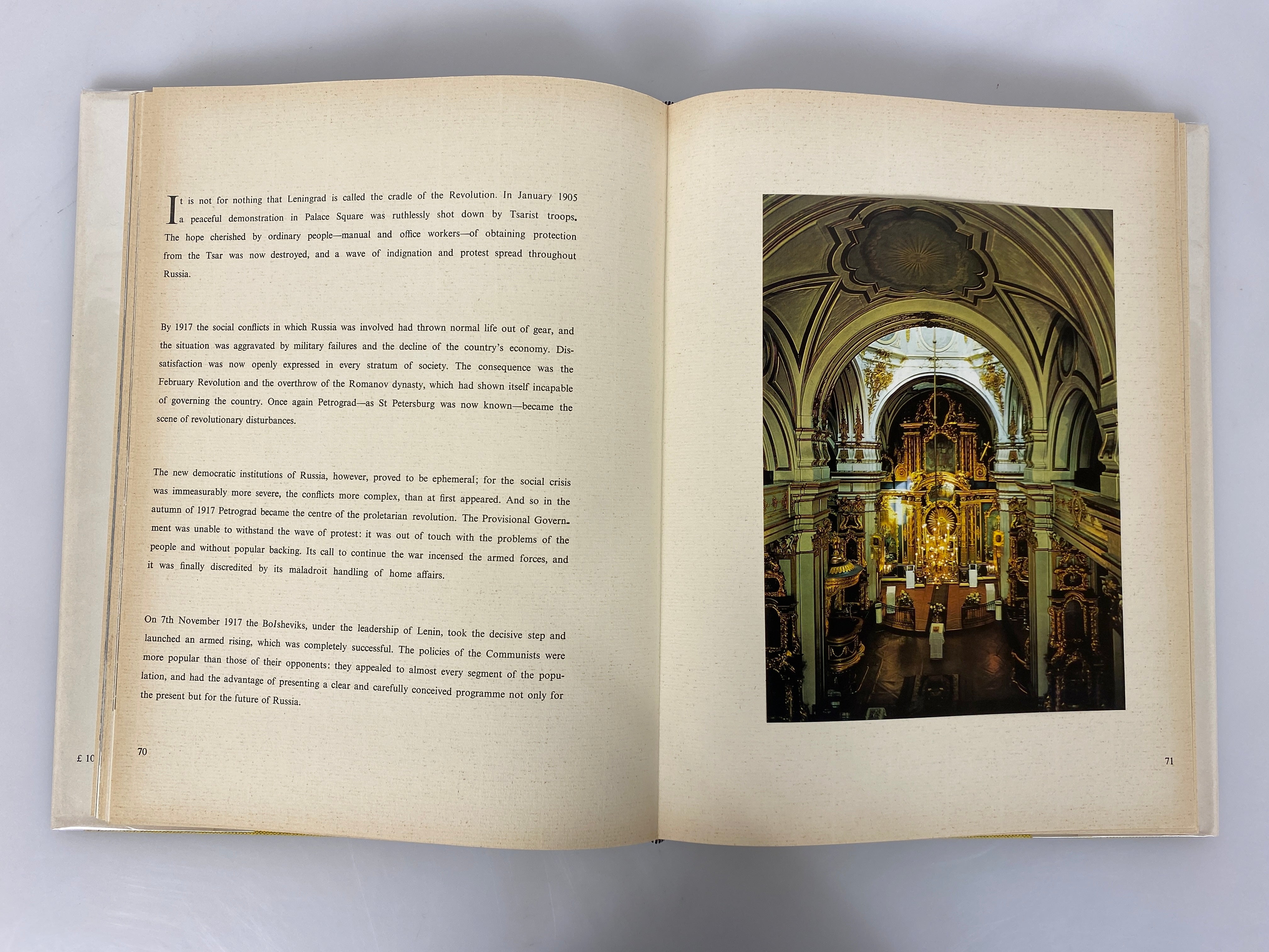 2 Volumes: Splendours of Leningrad (1969)/Moscow (1975) Oversized HC DJ