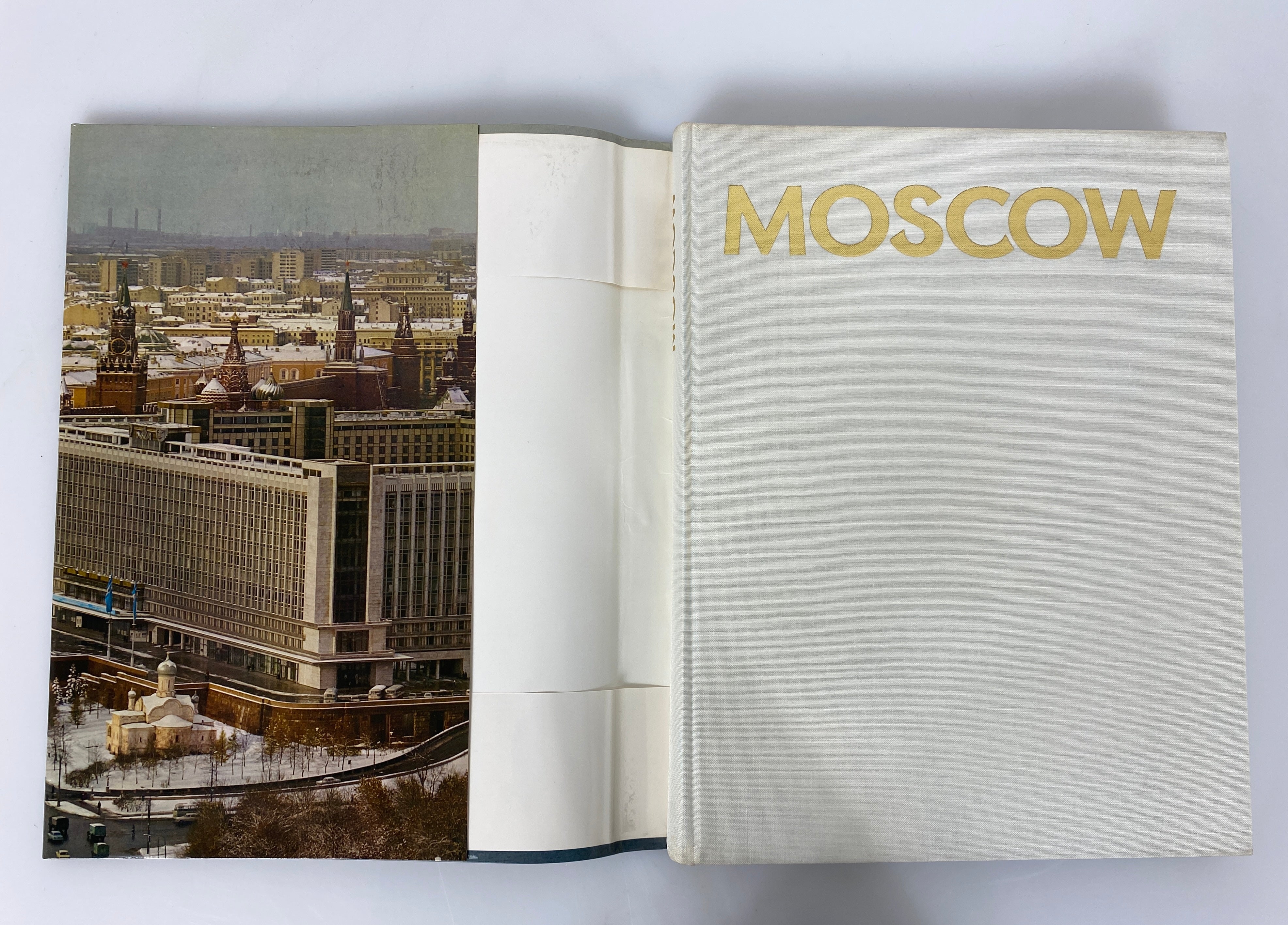 2 Volumes: Splendours of Leningrad (1969)/Moscow (1975) Oversized HC DJ