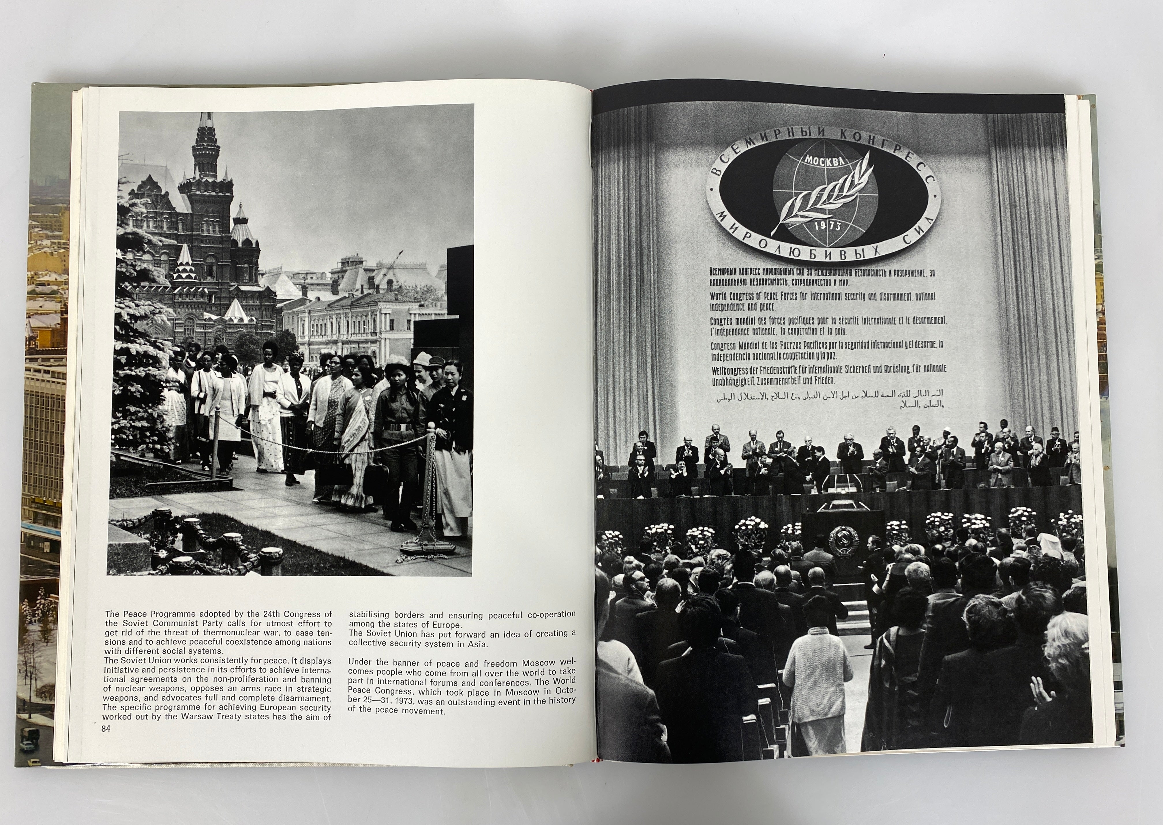 2 Volumes: Splendours of Leningrad (1969)/Moscow (1975) Oversized HC DJ