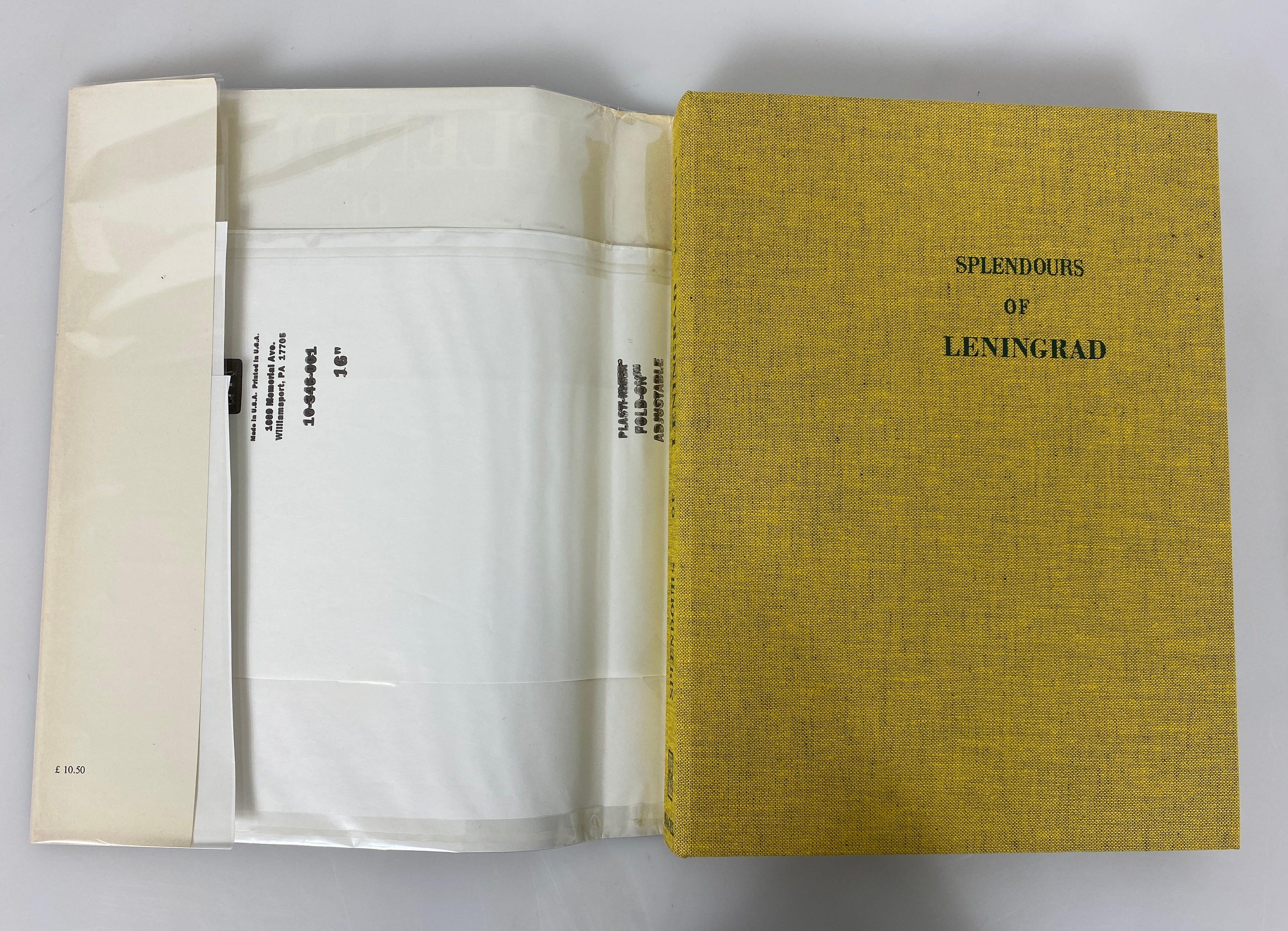 2 Volumes: Splendours of Leningrad (1969)/Moscow (1975) Oversized HC DJ