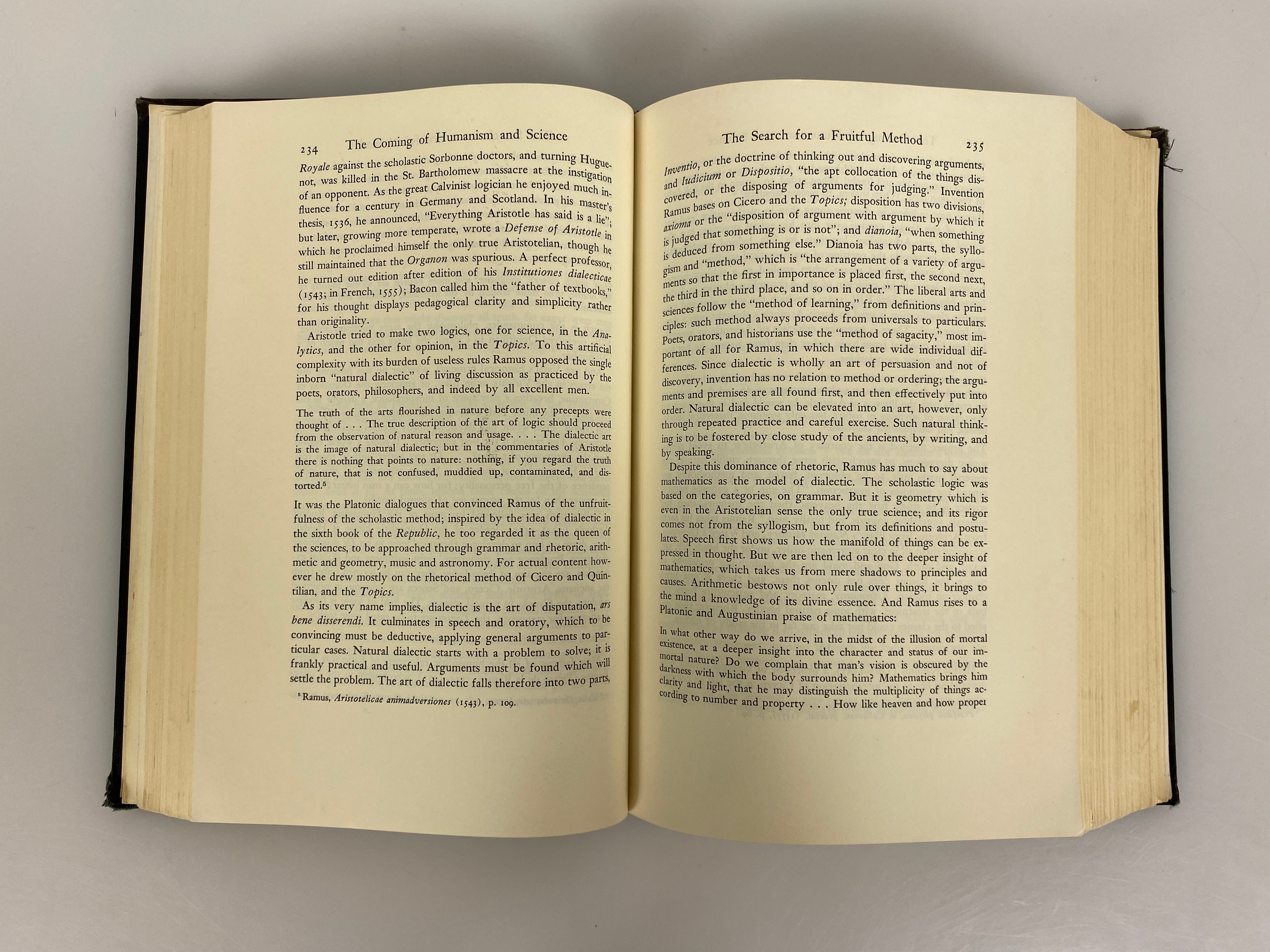 2 Volumes: The Career of Philosophy I and II by Randall 1964-65 Ex-Library HC