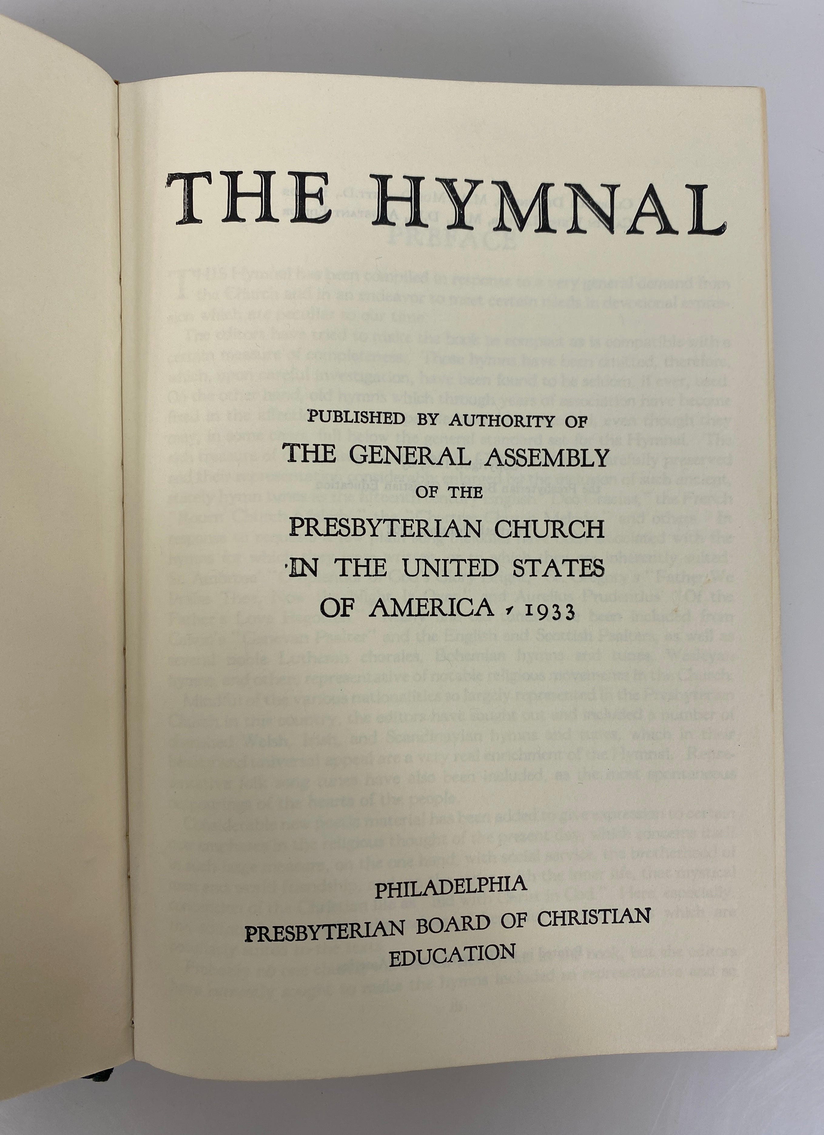 2 Volumes: The New Church Hymnal (1937)/The Hymnal (1962) HC