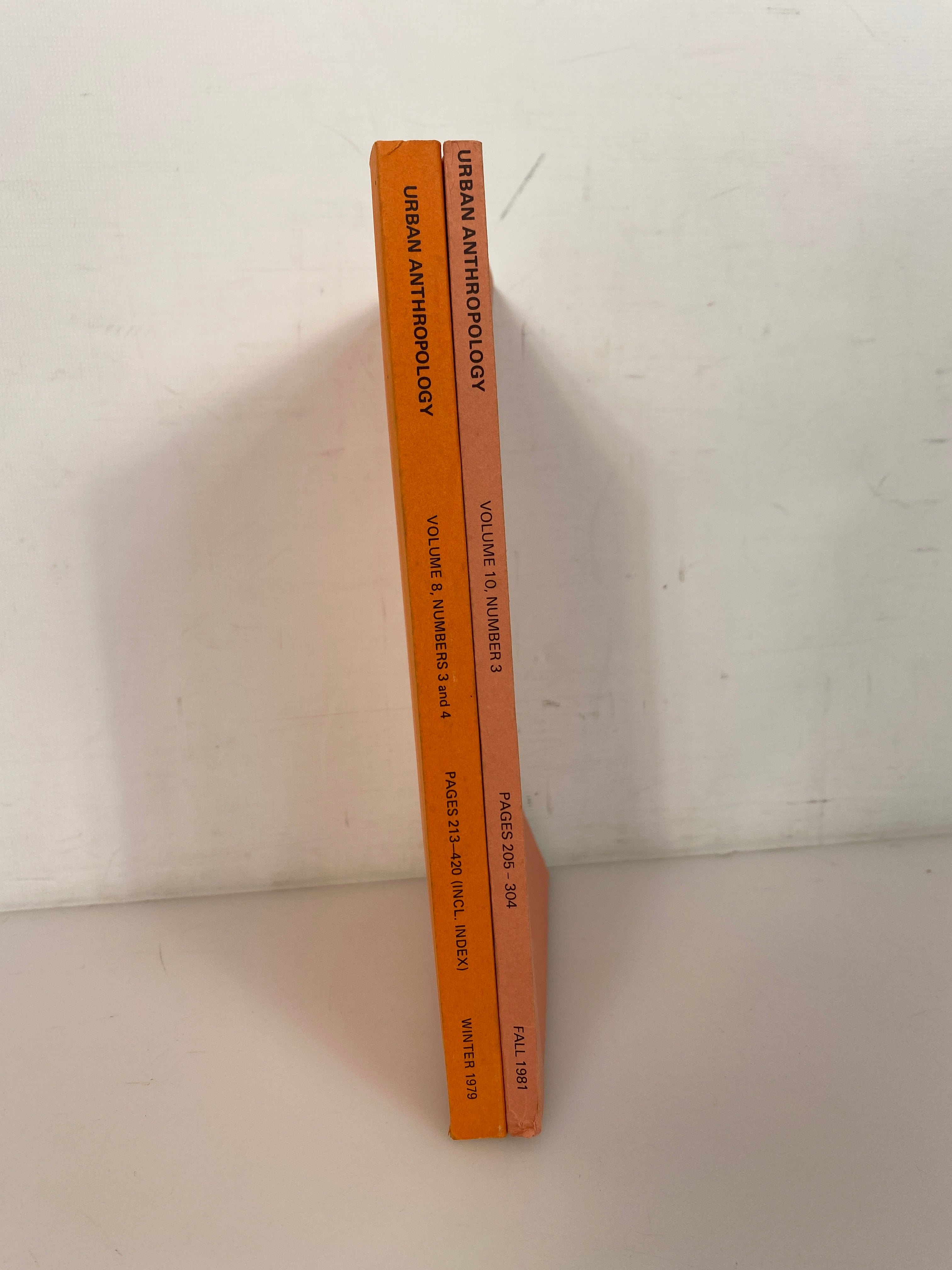 2 Volumes: Urban Anthropology Vol 8 & 10 1979-1981 SC Journals