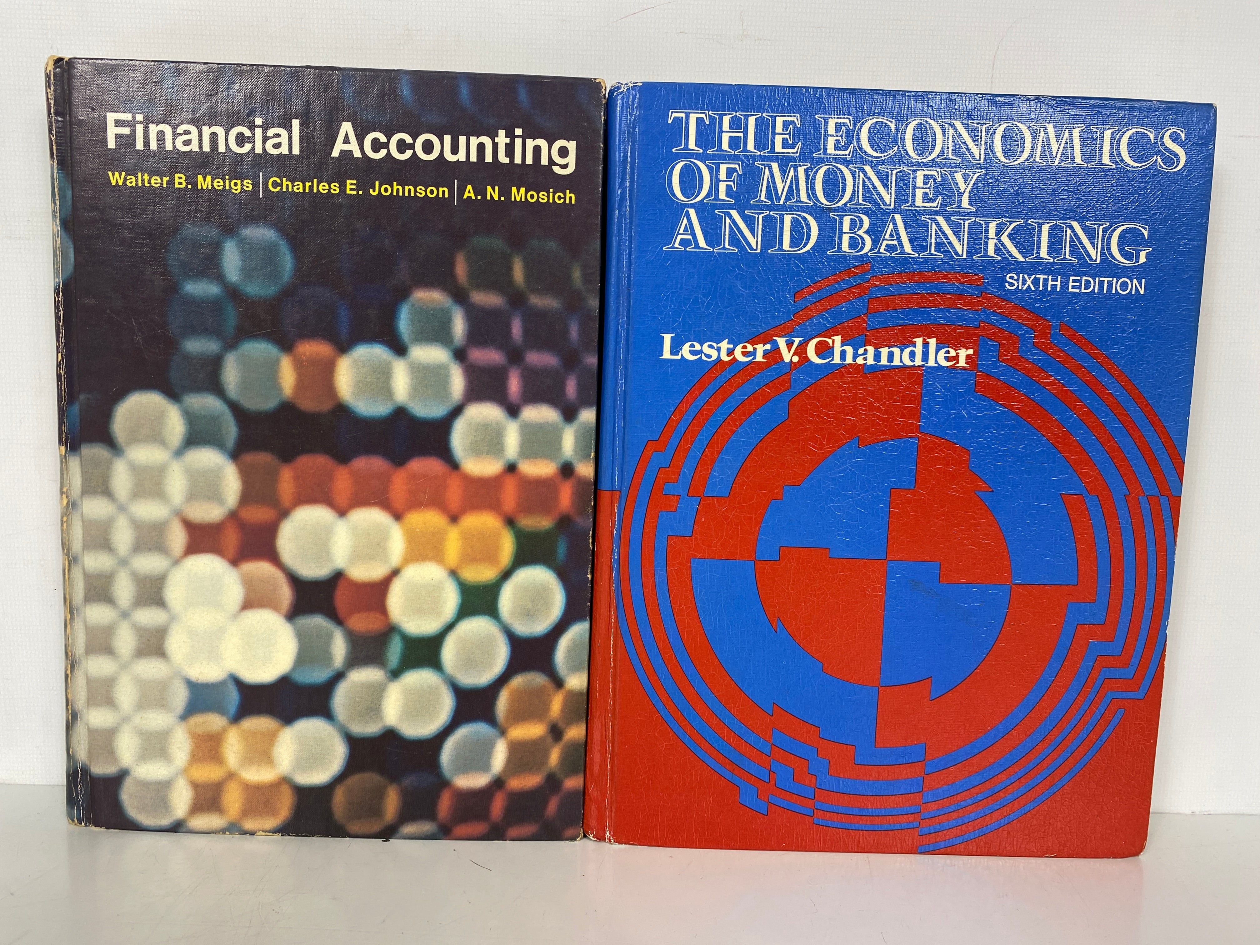2 Vtg Economic Texts: Financial Accounting/Economics of Money & Banking HC