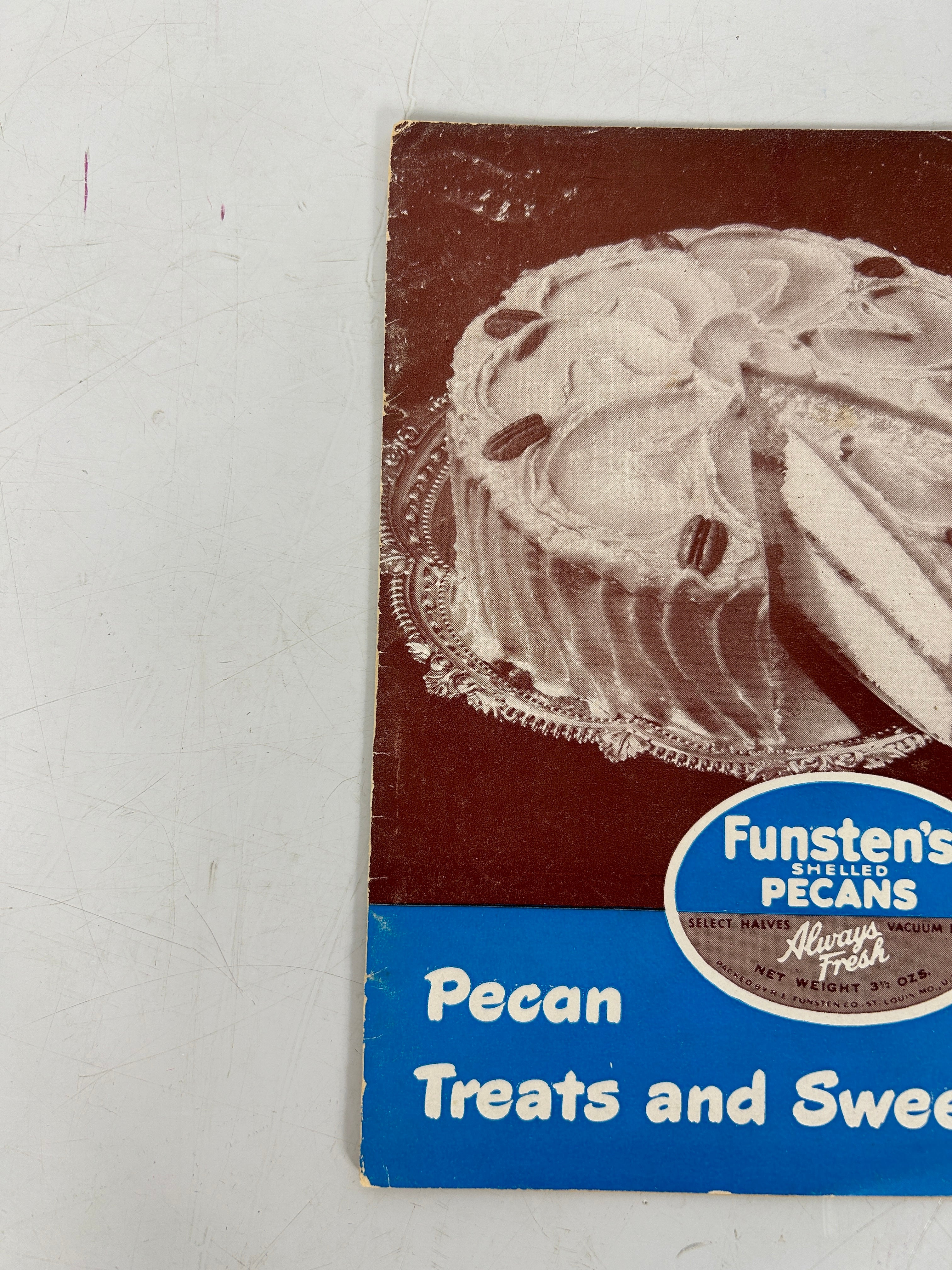 2 Vtg Recipe Books: The Pecan Cookbook (Spiral)/Pecan Treats & Sweets 1950-67