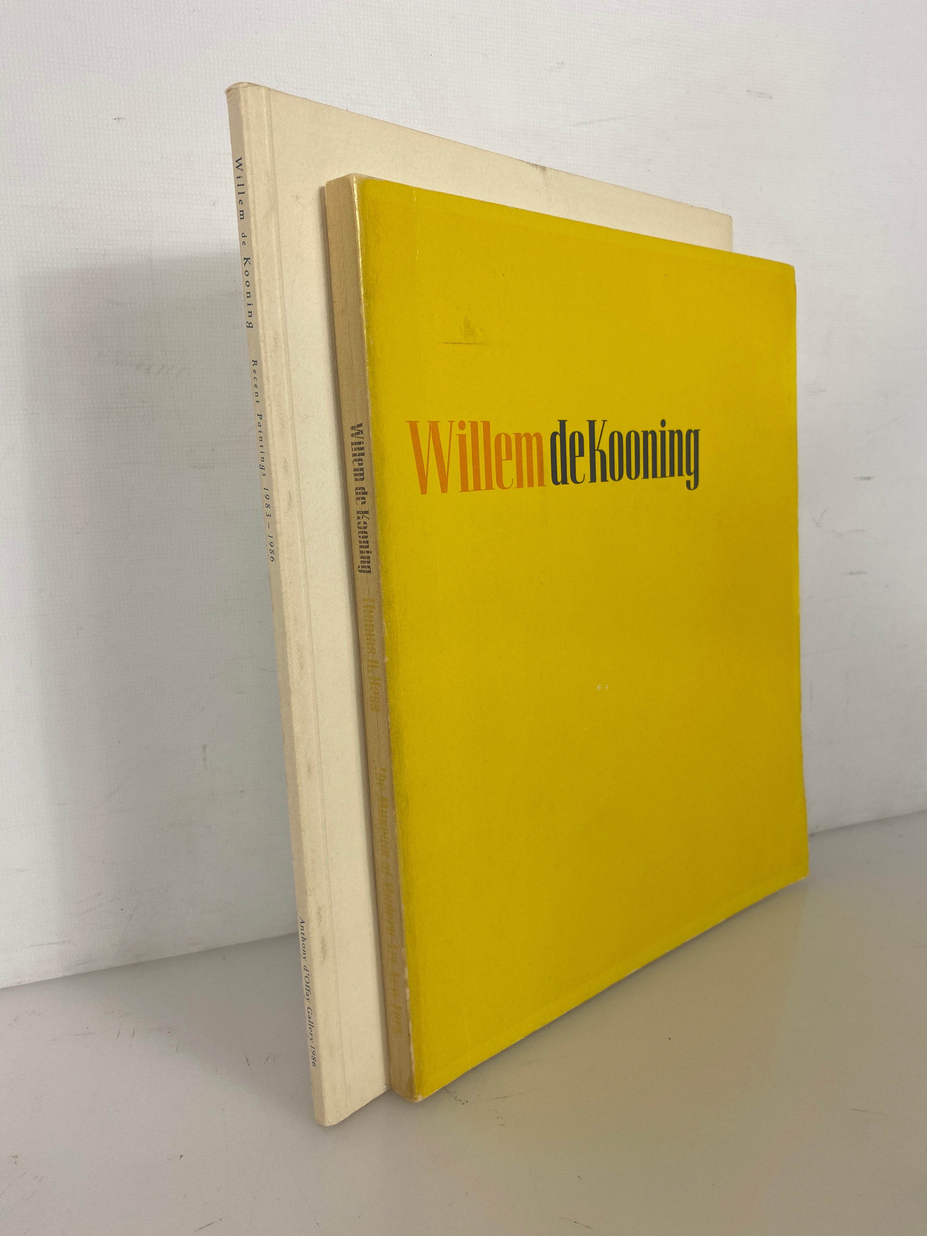 2 Willem de Kooning: by Thomas Hess MOMA/Recent Paintings 1983-1986 SC