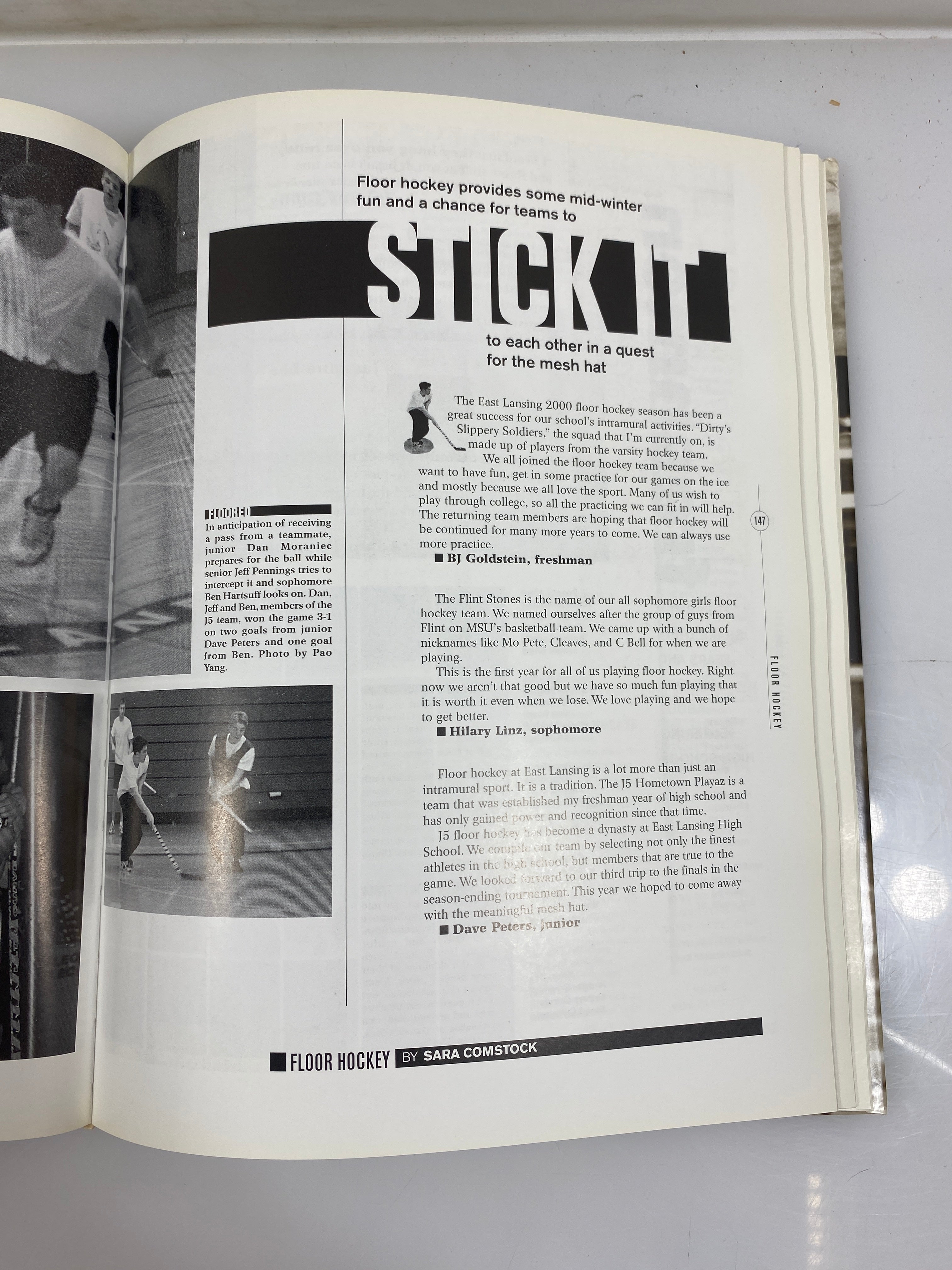 2000 "Ceniad" East Lansing High School Yearbook HC