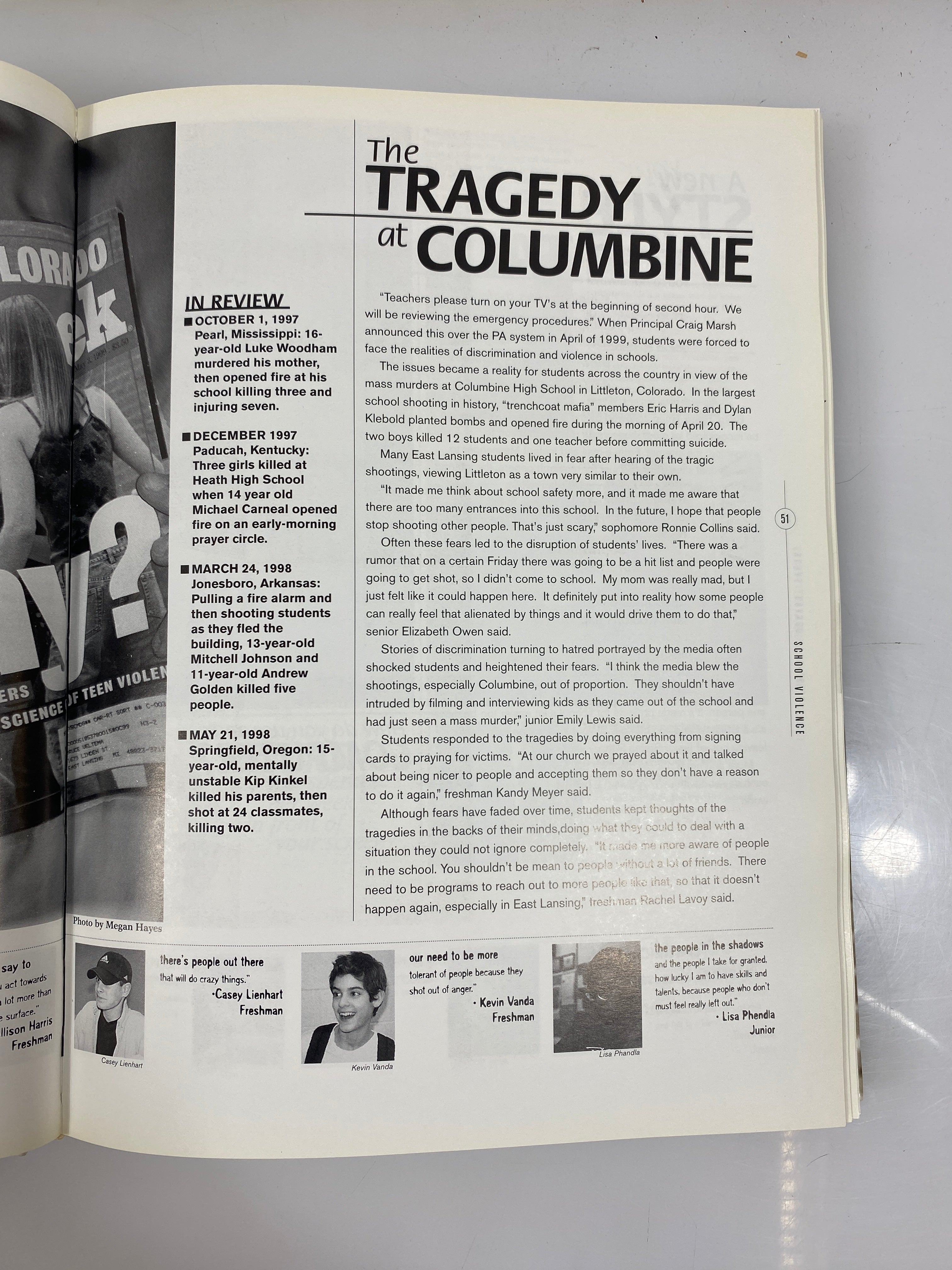 2000 "Ceniad" East Lansing High School Yearbook HC