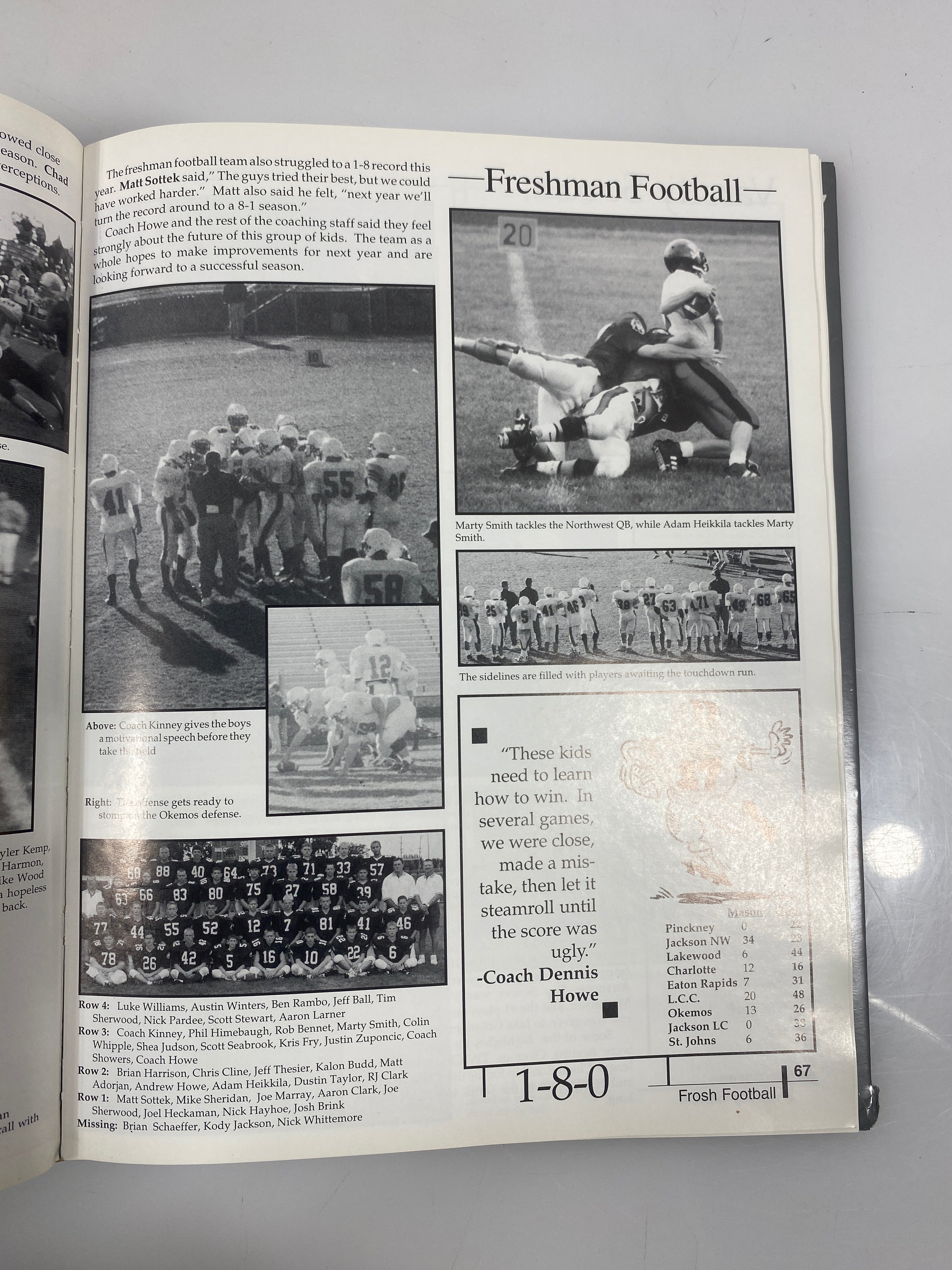 2000 Mason High School Yearbook "Anchora" Mason Michigan HC