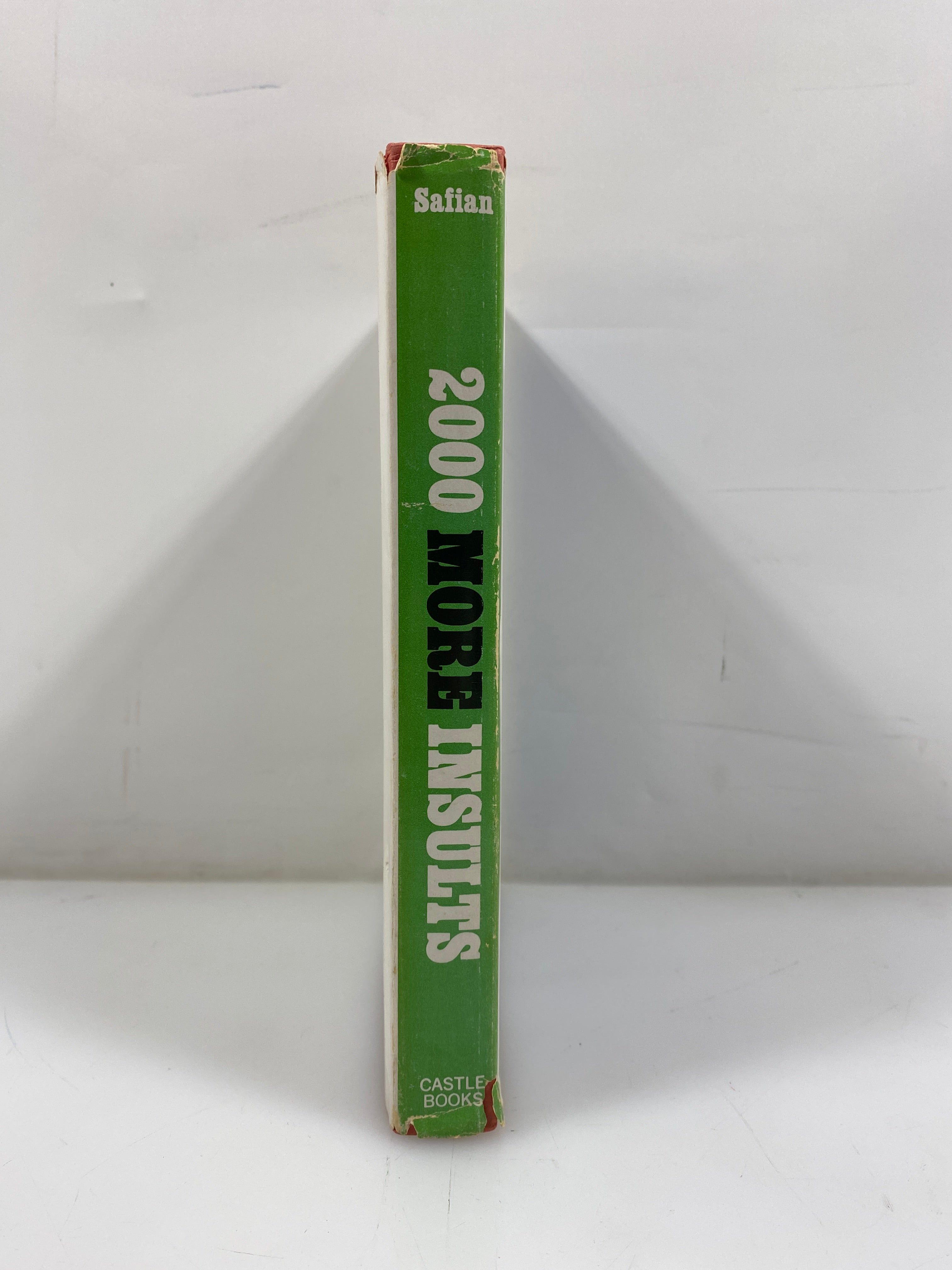 2000 More Insults Louis Safian Castle Books 1967 HCDJ