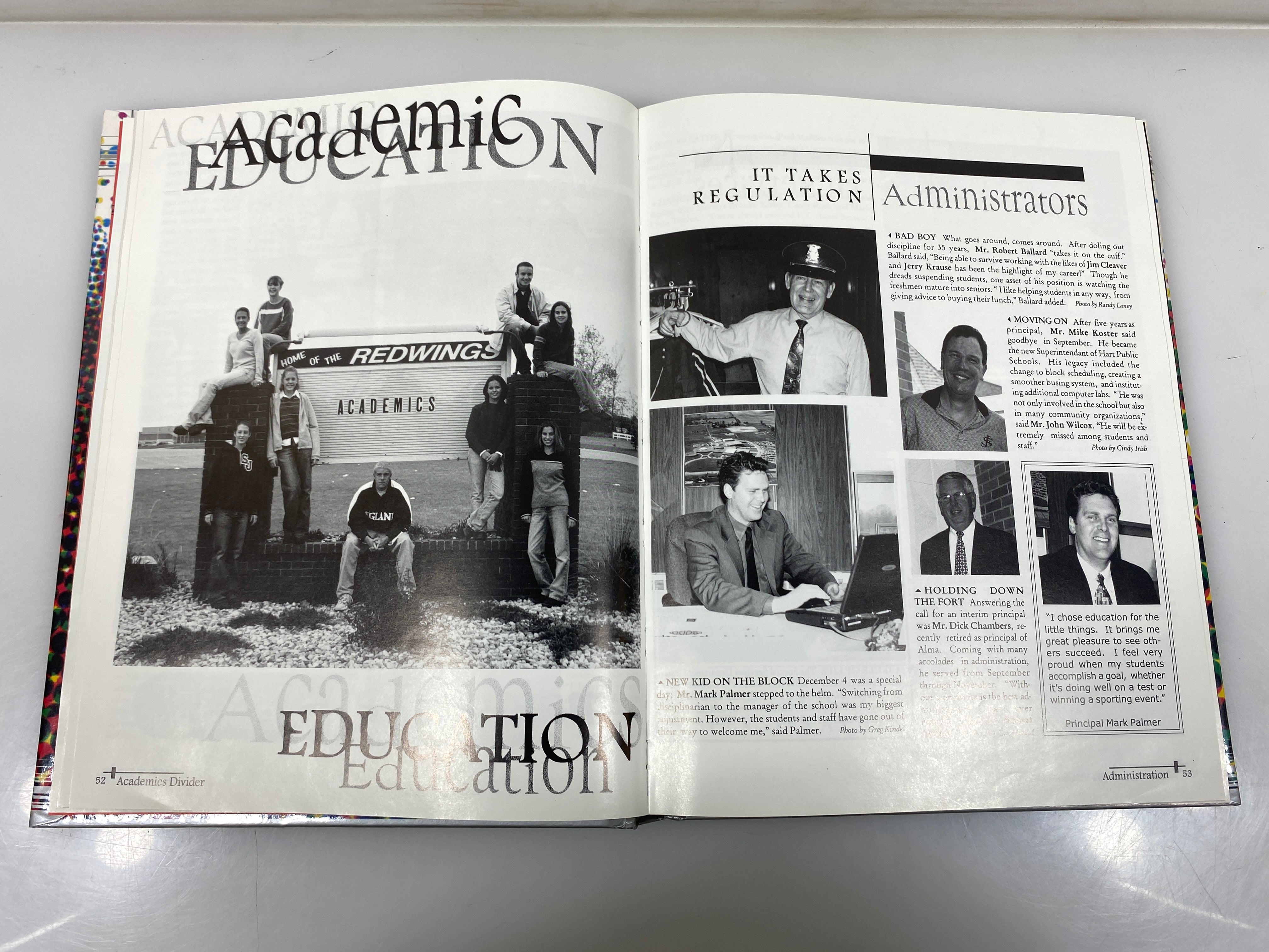 2000 St. Johns High School Yearbook "Wings" St. Johns Michigan HC