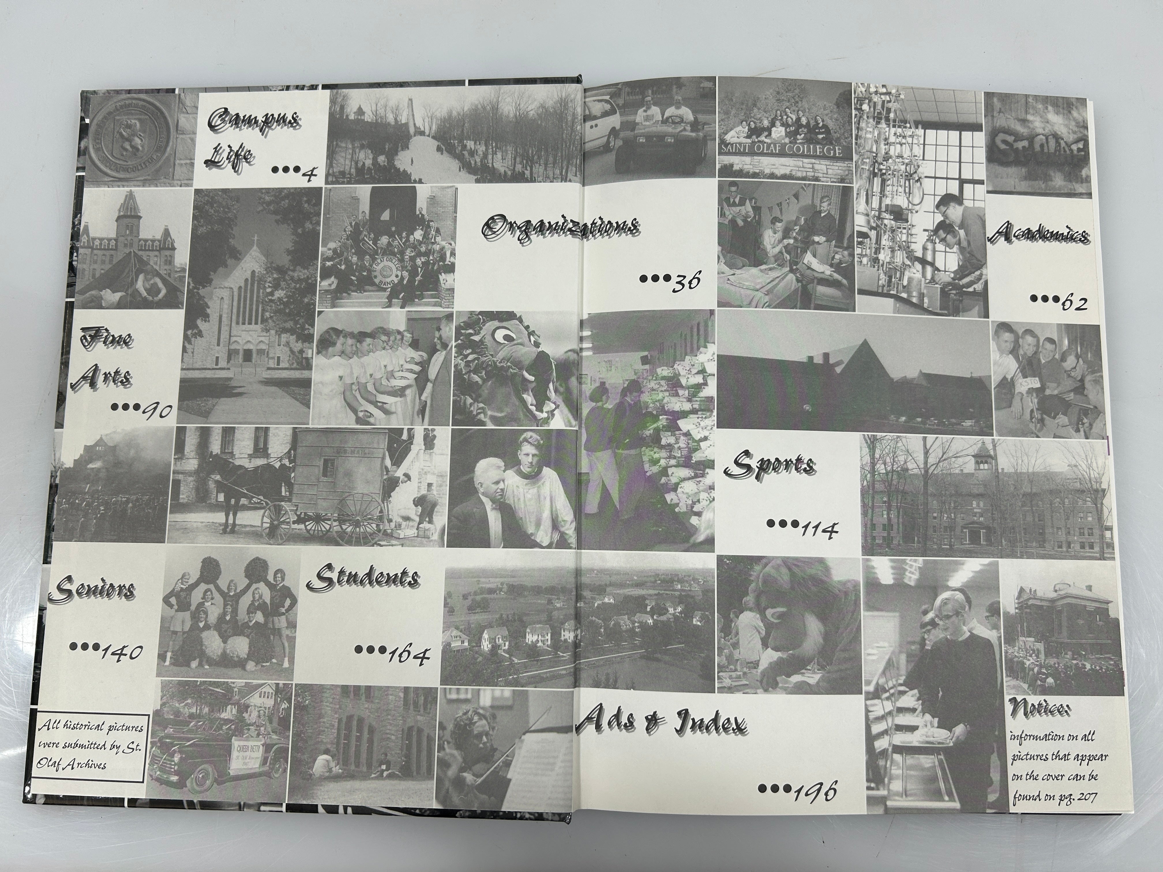 2000 St. Olaf College "Viking" Yearbook Northfield Minnesota HC