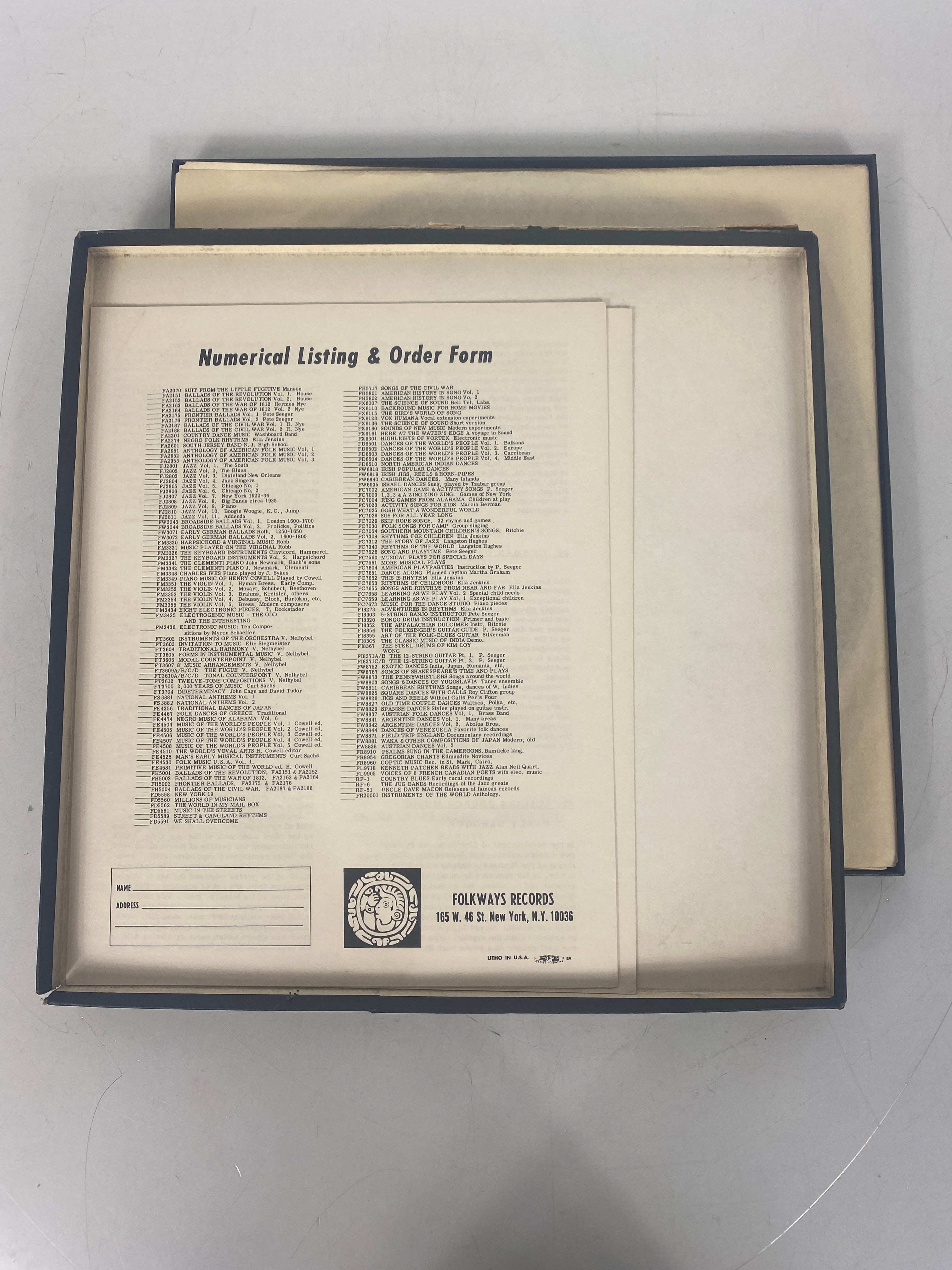 2000 Years of Music Dr. Curt Sachs Vinyl Record Set