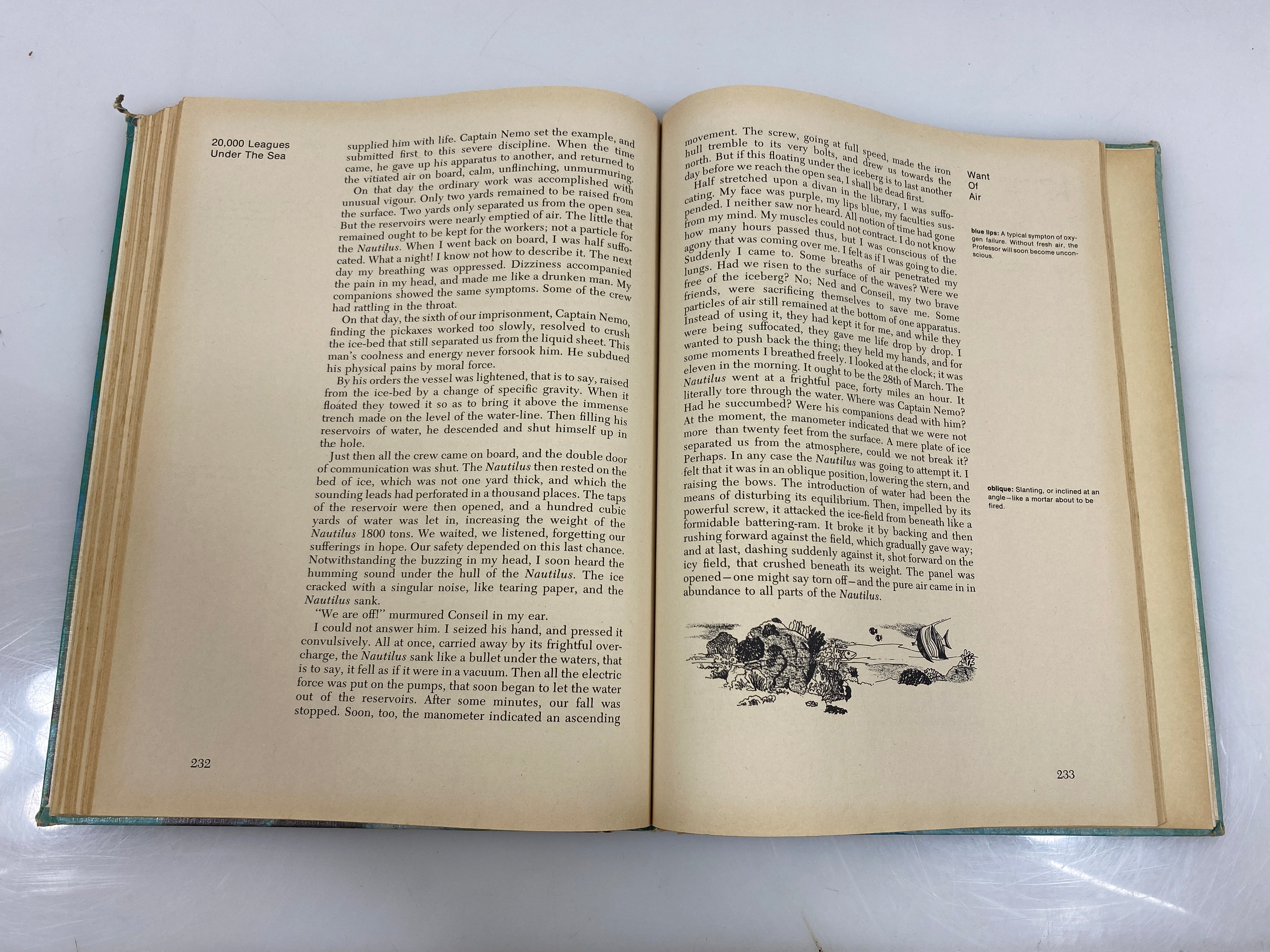 20,000 Leagues Under the Sea By Verne 1968 HC