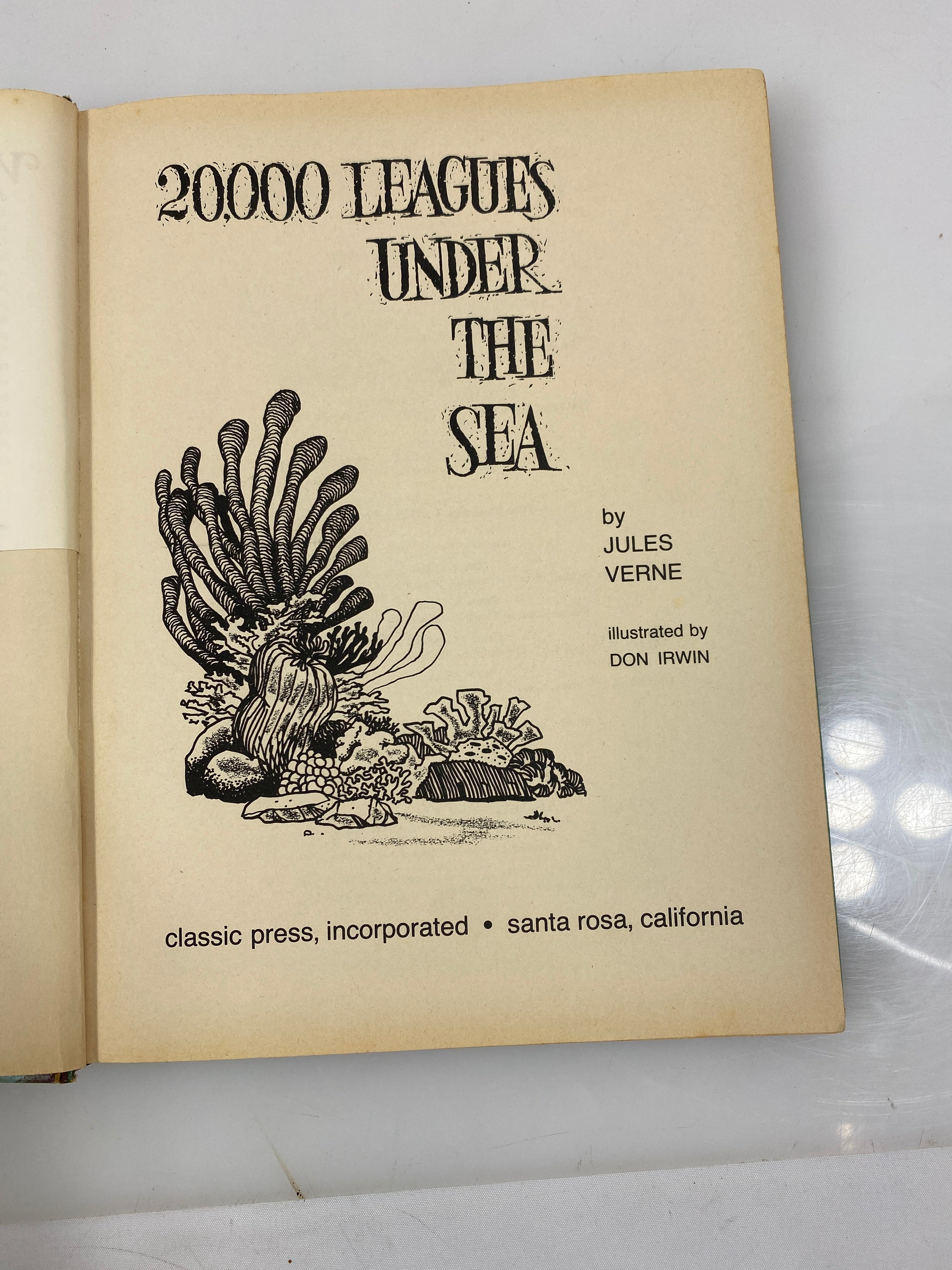 20,000 Leagues Under the Sea By Verne 1968 HC