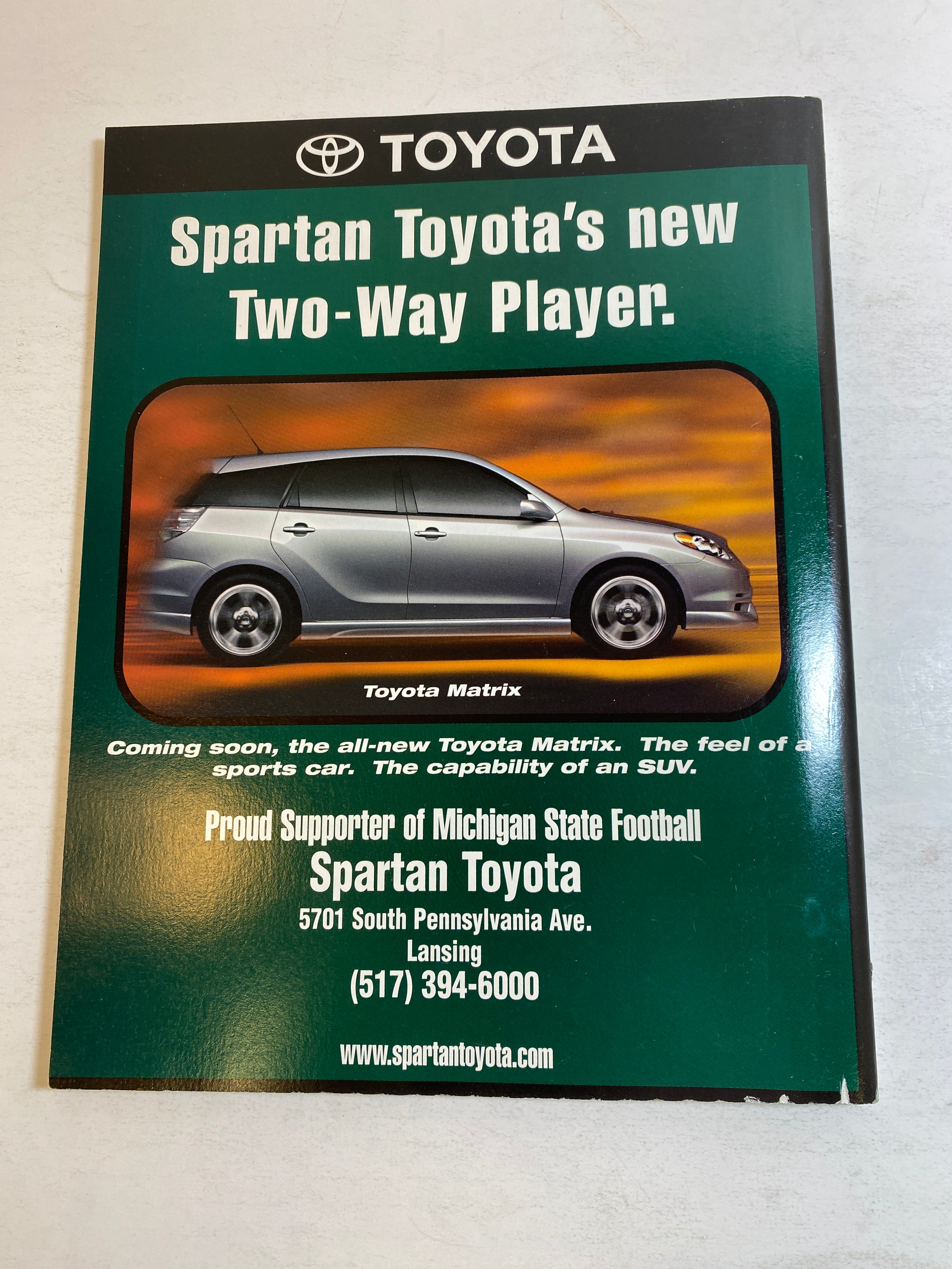 2001 Michigan State v Michigan Football Program