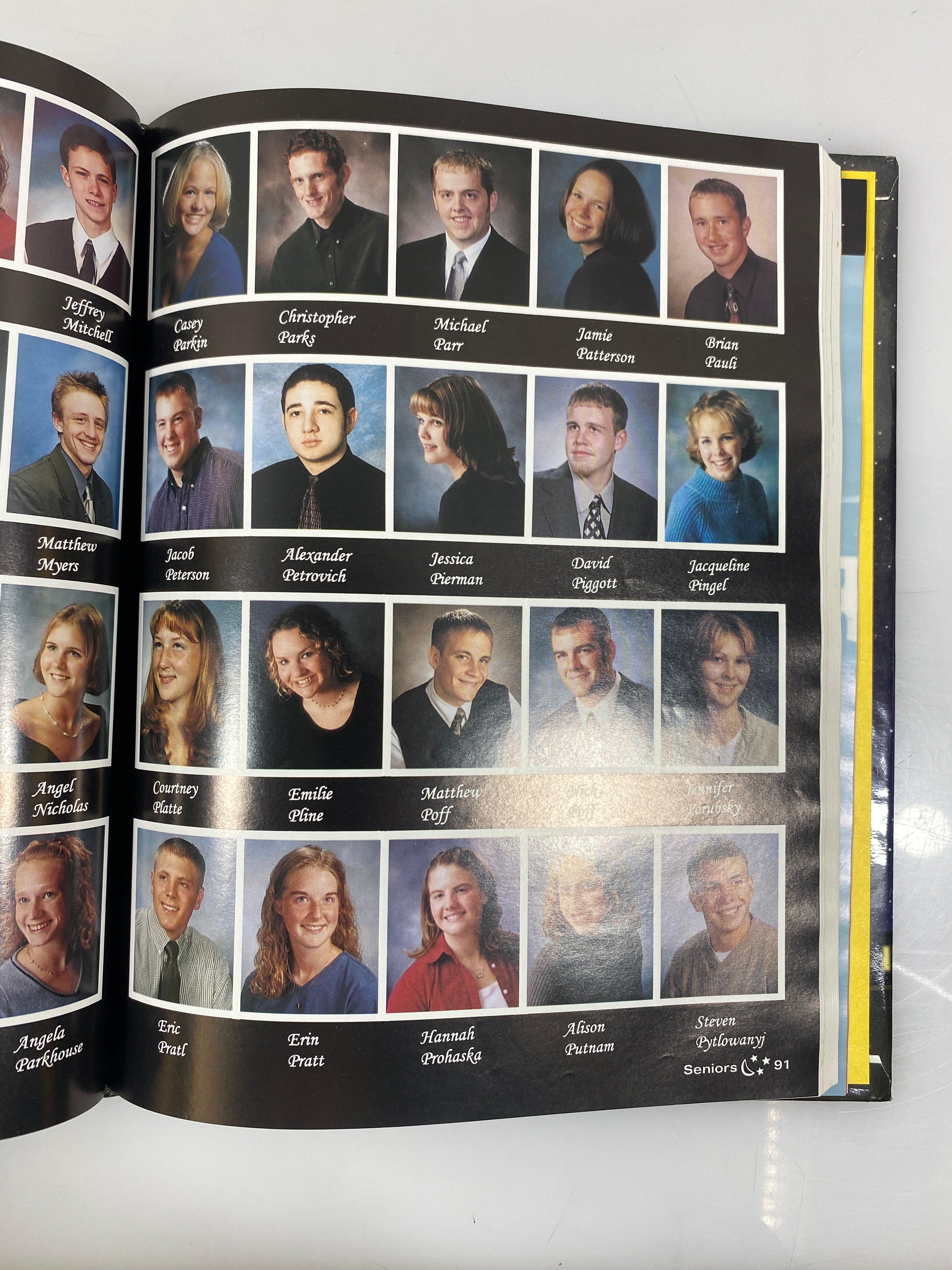 2001 St. Johns High School Yearbook "Wings" St. Johns Michigan HC