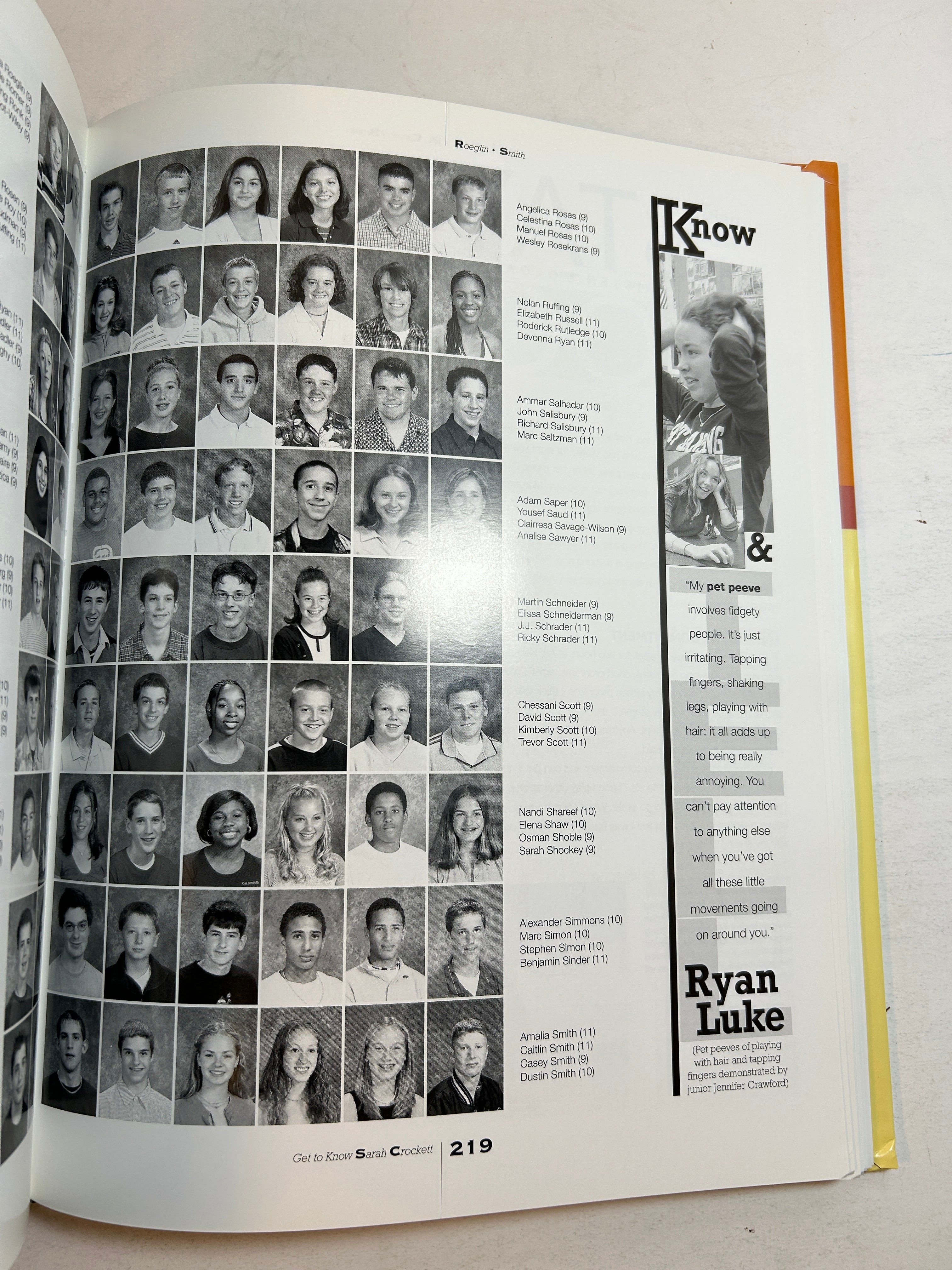 2002 "Ceniad" East Lansing High School Yearbook HC