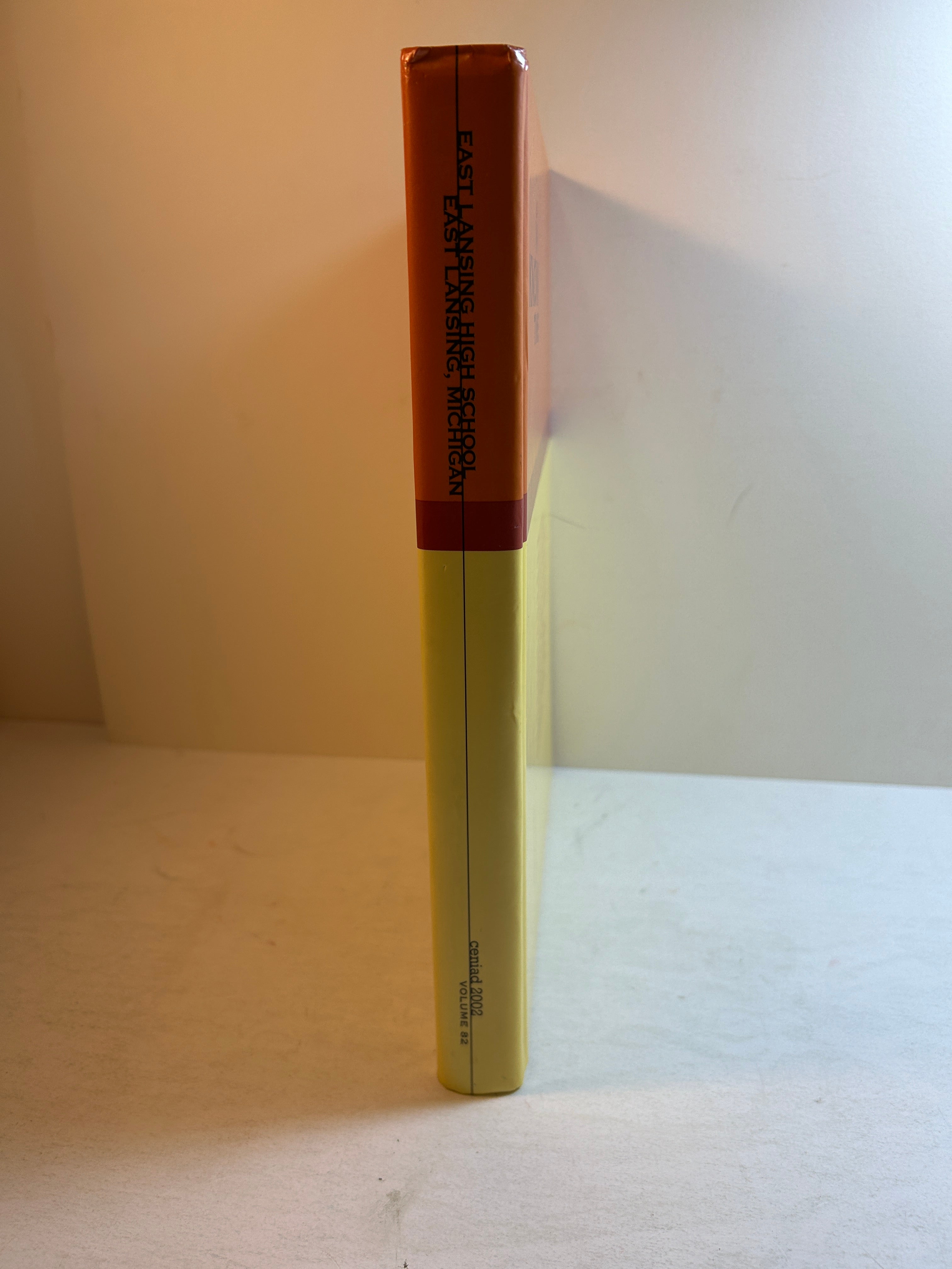 2002 "Ceniad" East Lansing High School Yearbook HC