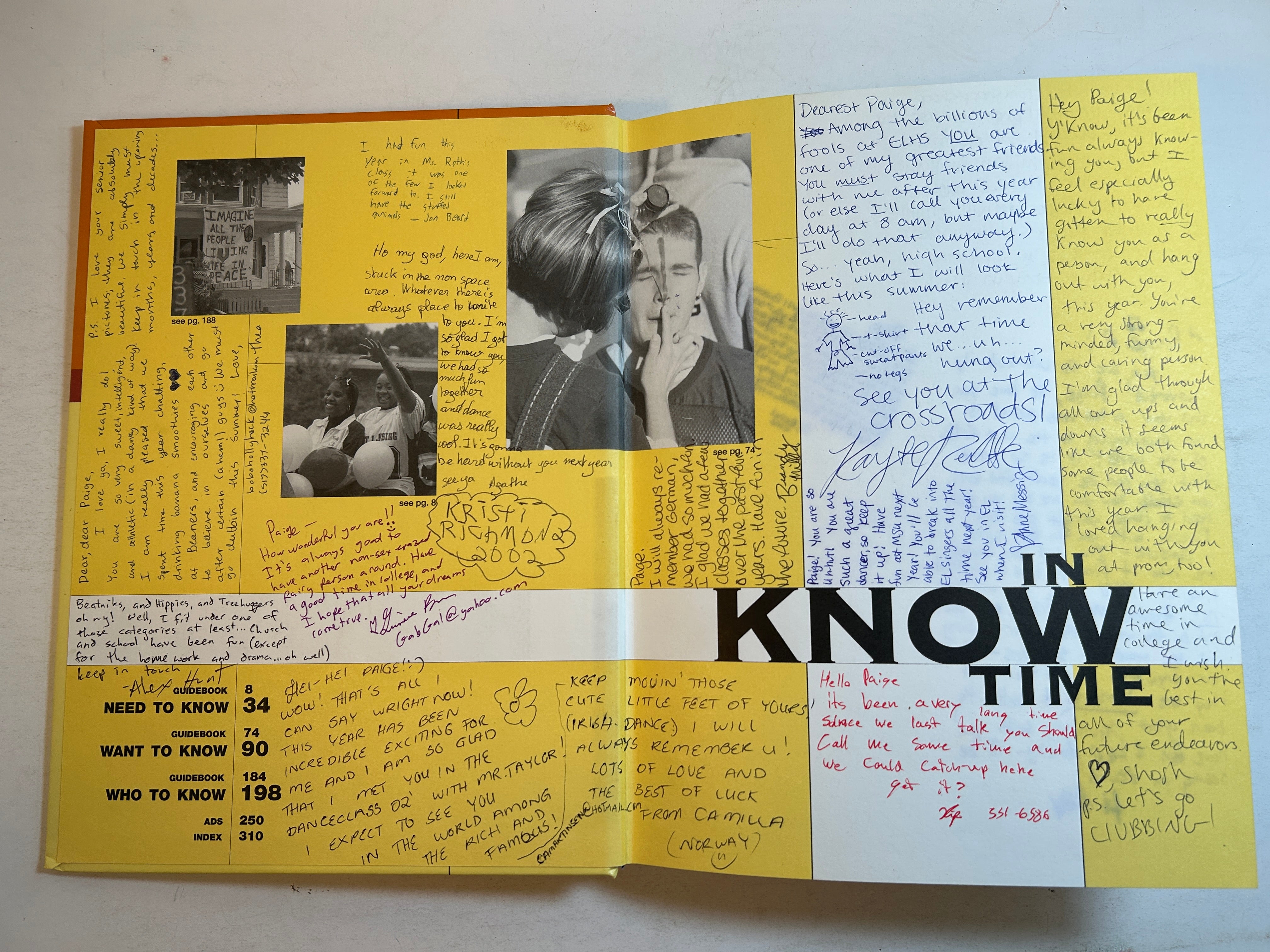 2002 "Ceniad" East Lansing High School Yearbook HC