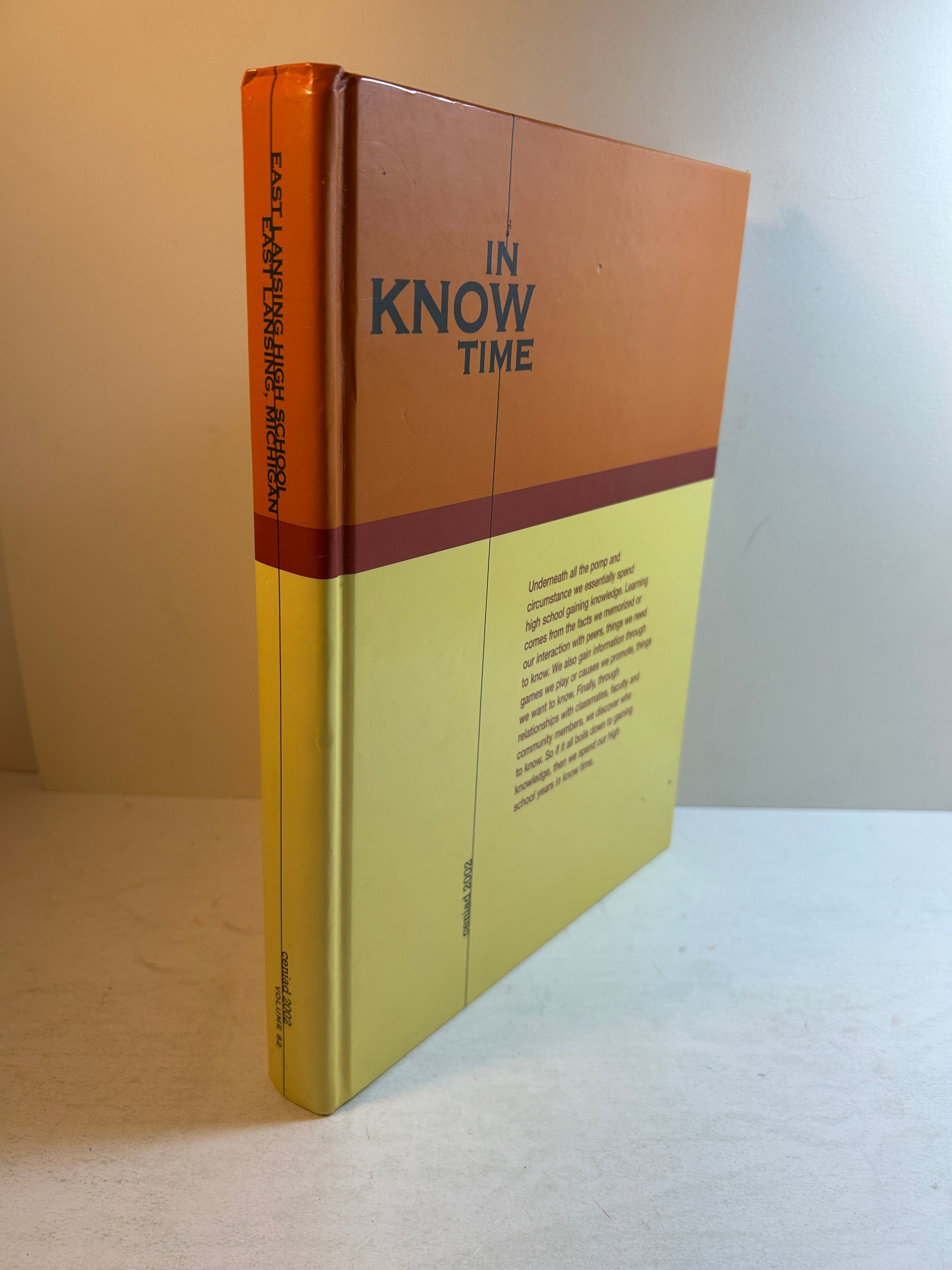 2002 "Ceniad" East Lansing High School Yearbook HC