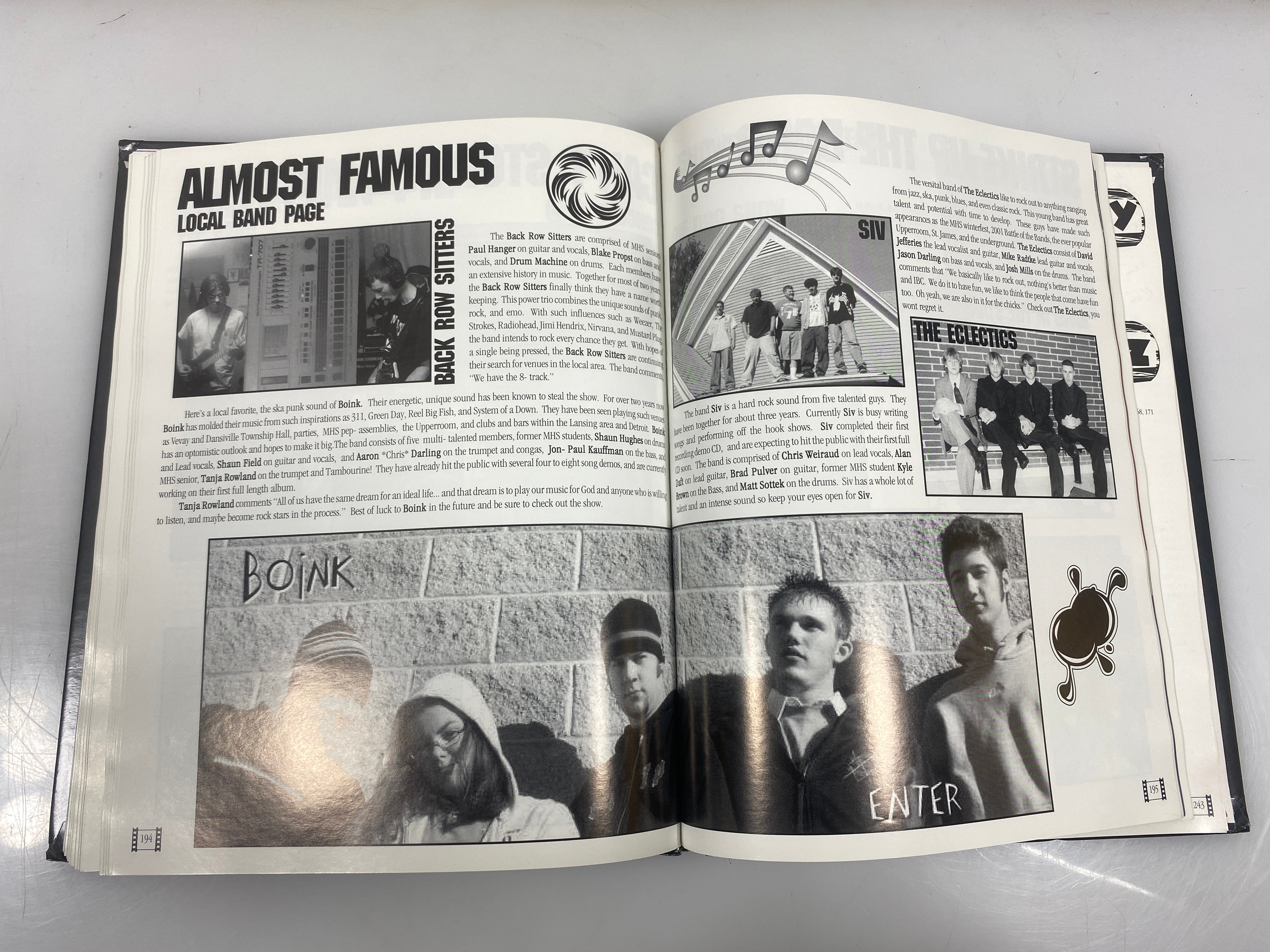 2002 Mason High School Yearbook "Anchora" Mason Michigan HC