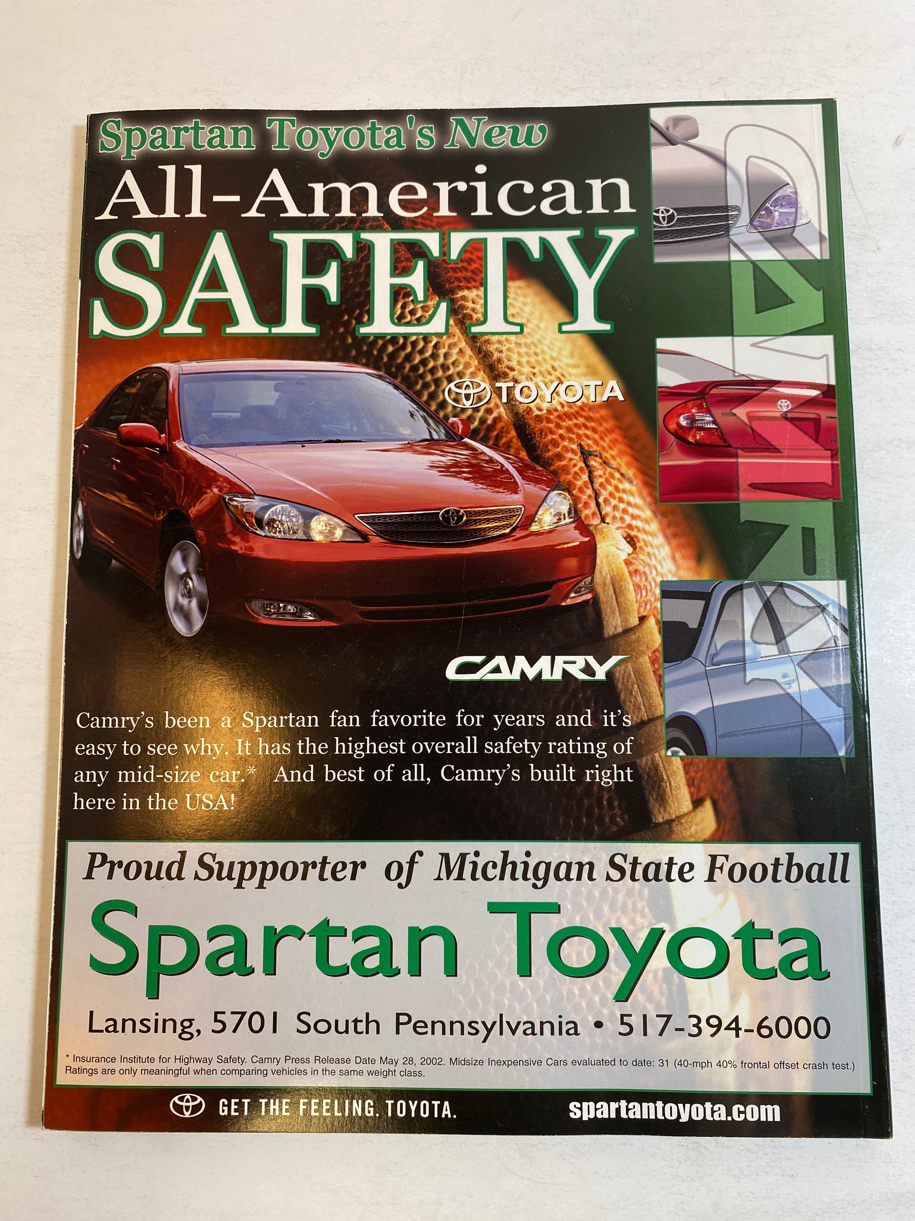 2002 Michigan State vs Eastern Michigan Football Program