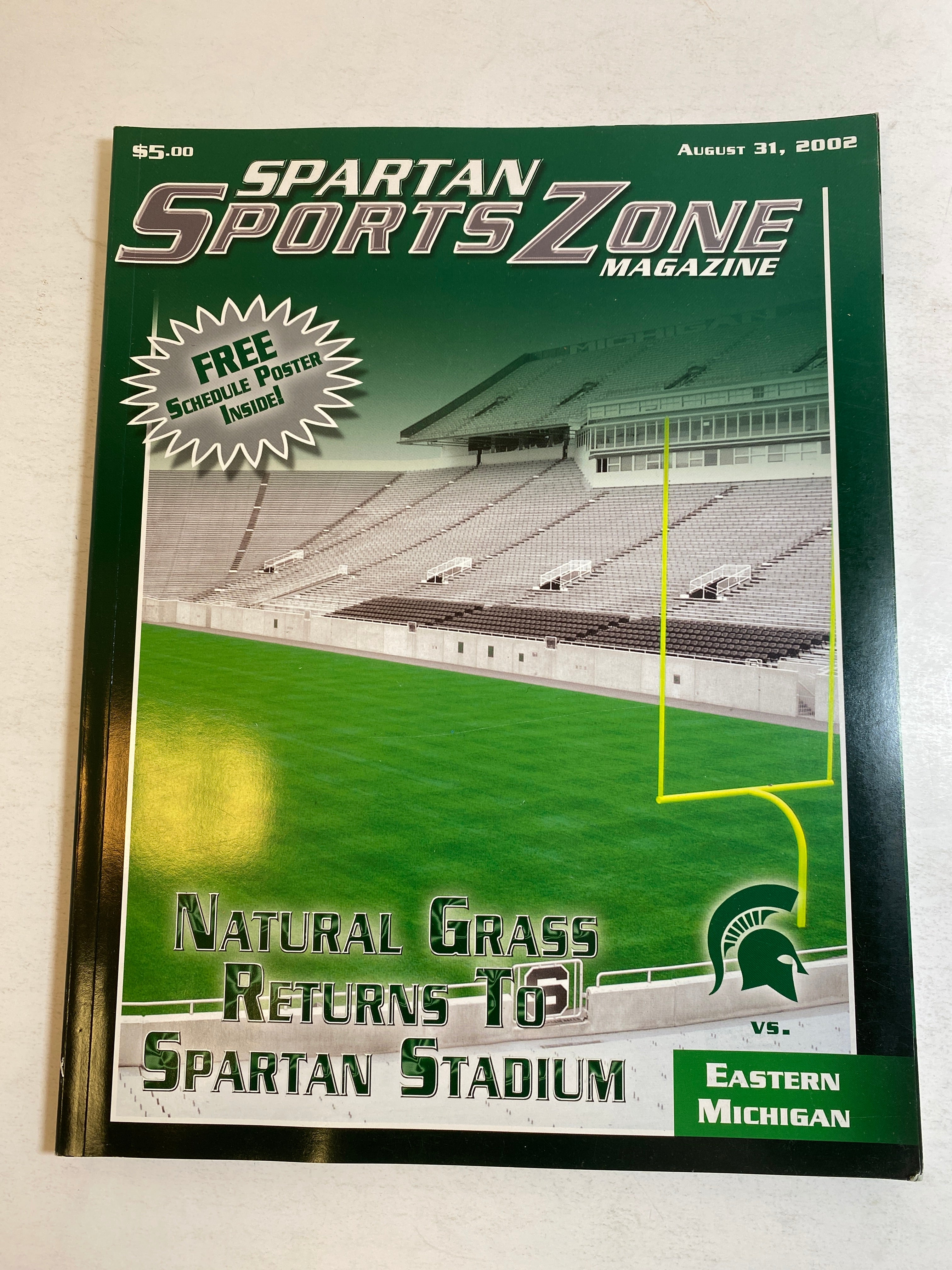 2002 Michigan State vs Eastern Michigan Football Program