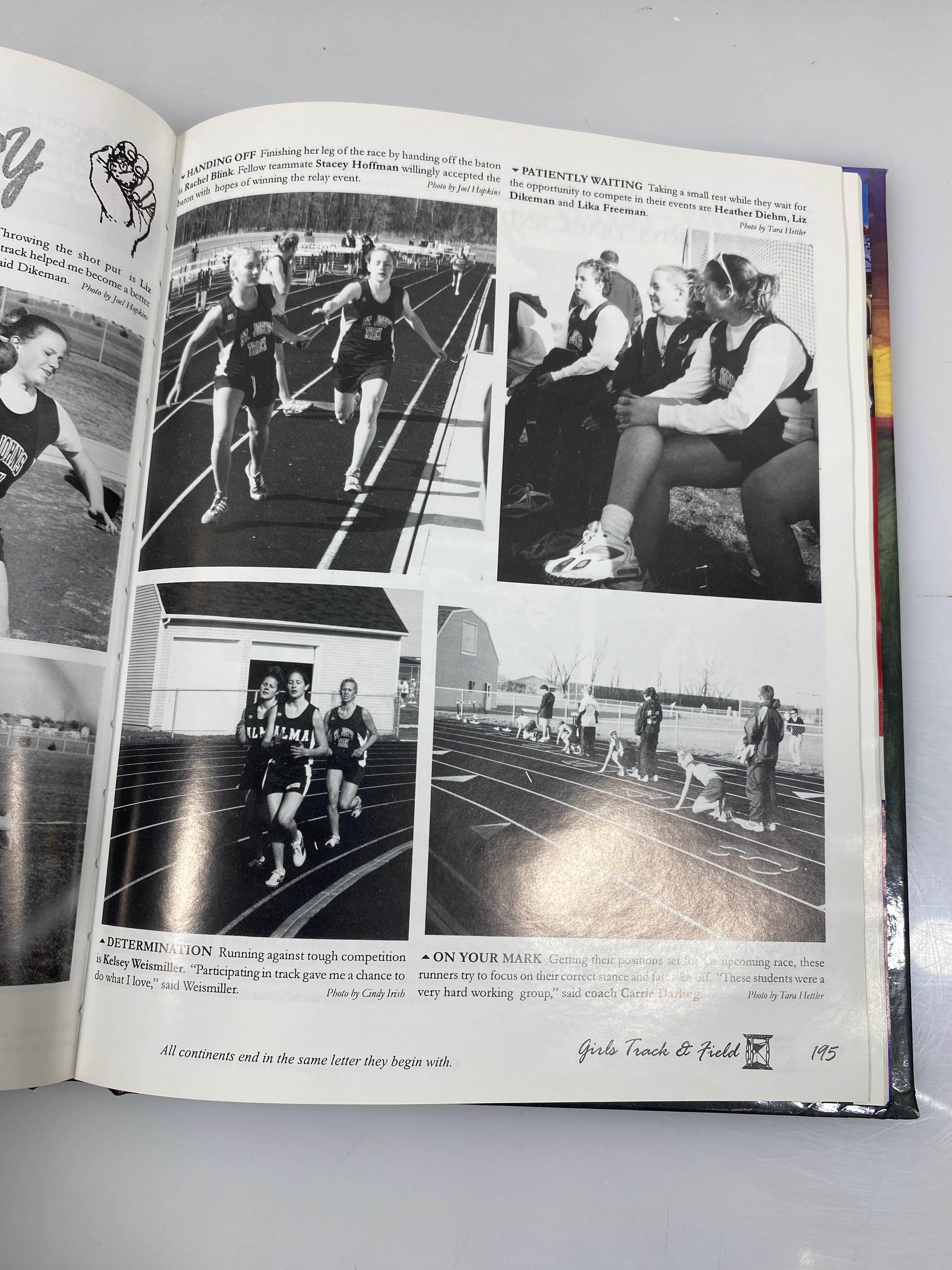 2002 St. Johns High School Yearbook "Wings" St. Johns Michigan HC