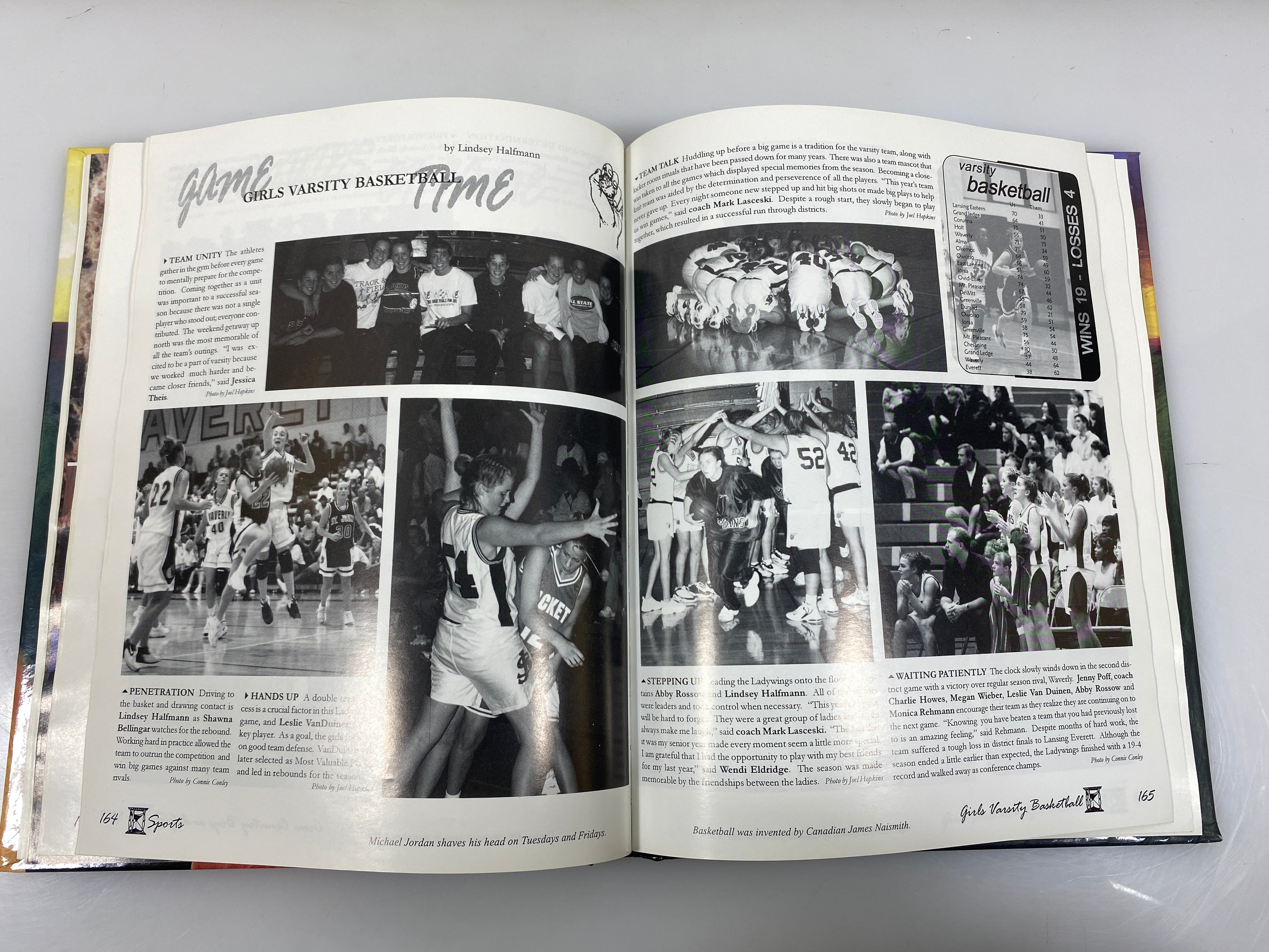 2002 St. Johns High School Yearbook "Wings" St. Johns Michigan HC