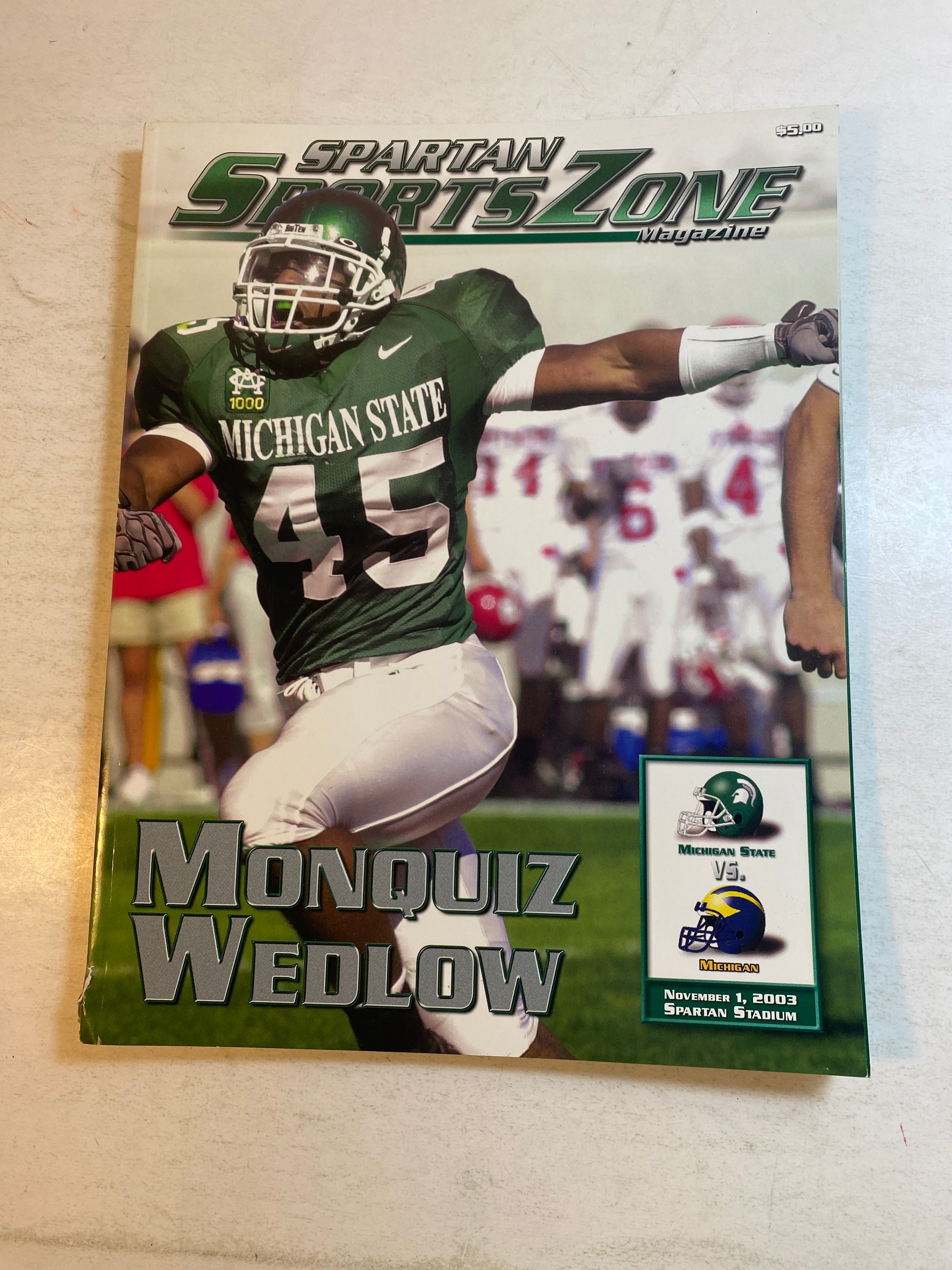 2003 Michigan State vs Michigan Football Program