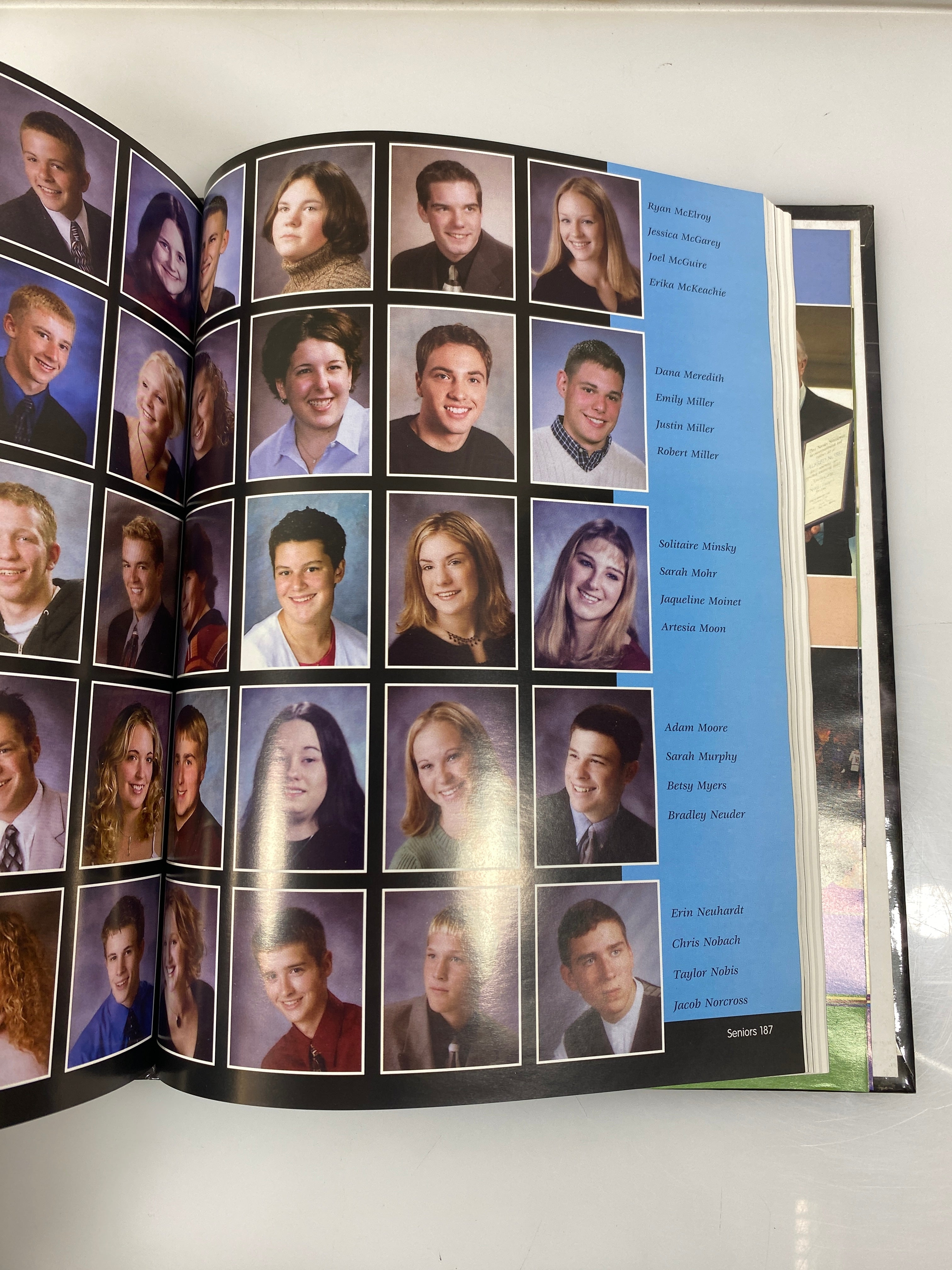 2003 St. Johns High School Yearbook "Wings" St. Johns Michigan HC