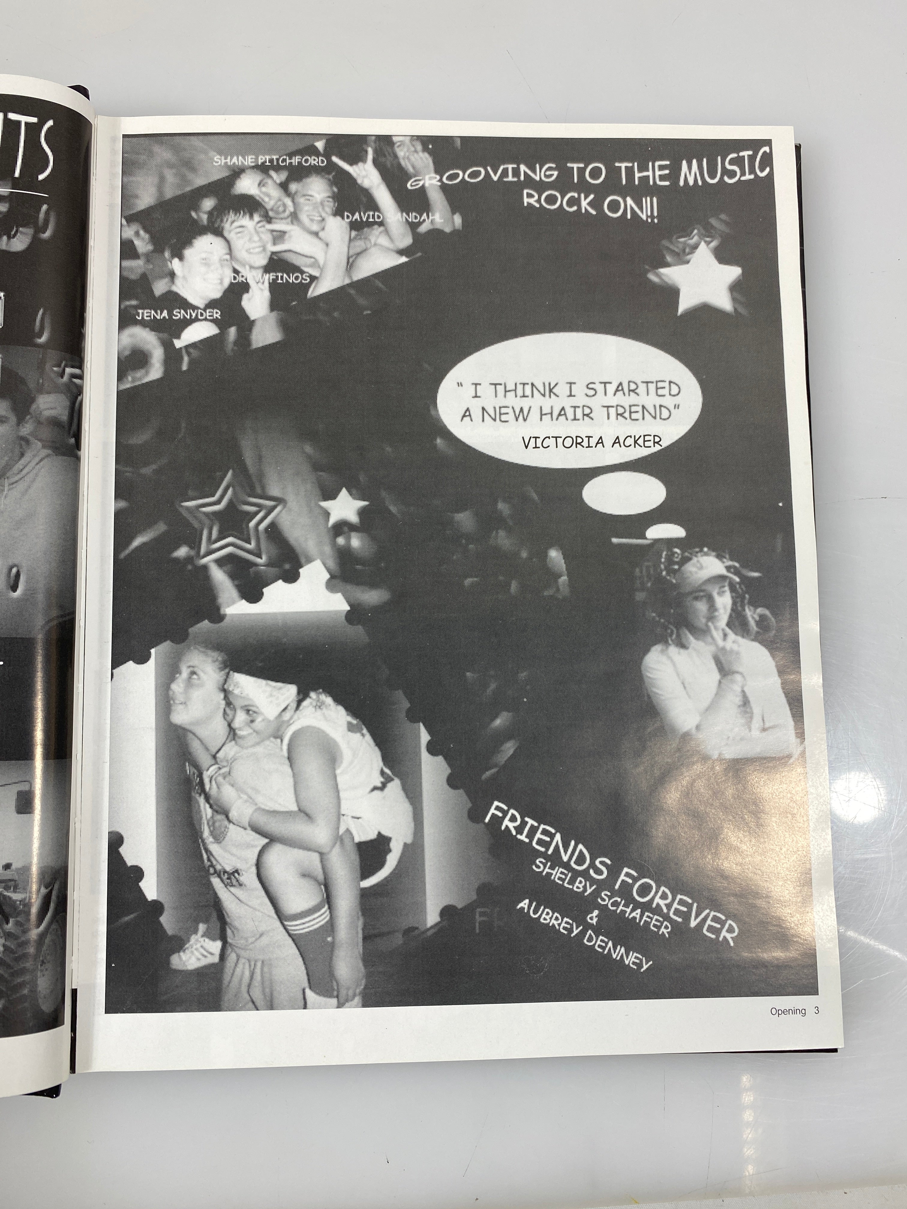 2003 St. Johns High School Yearbook "Wings" St. Johns Michigan HC