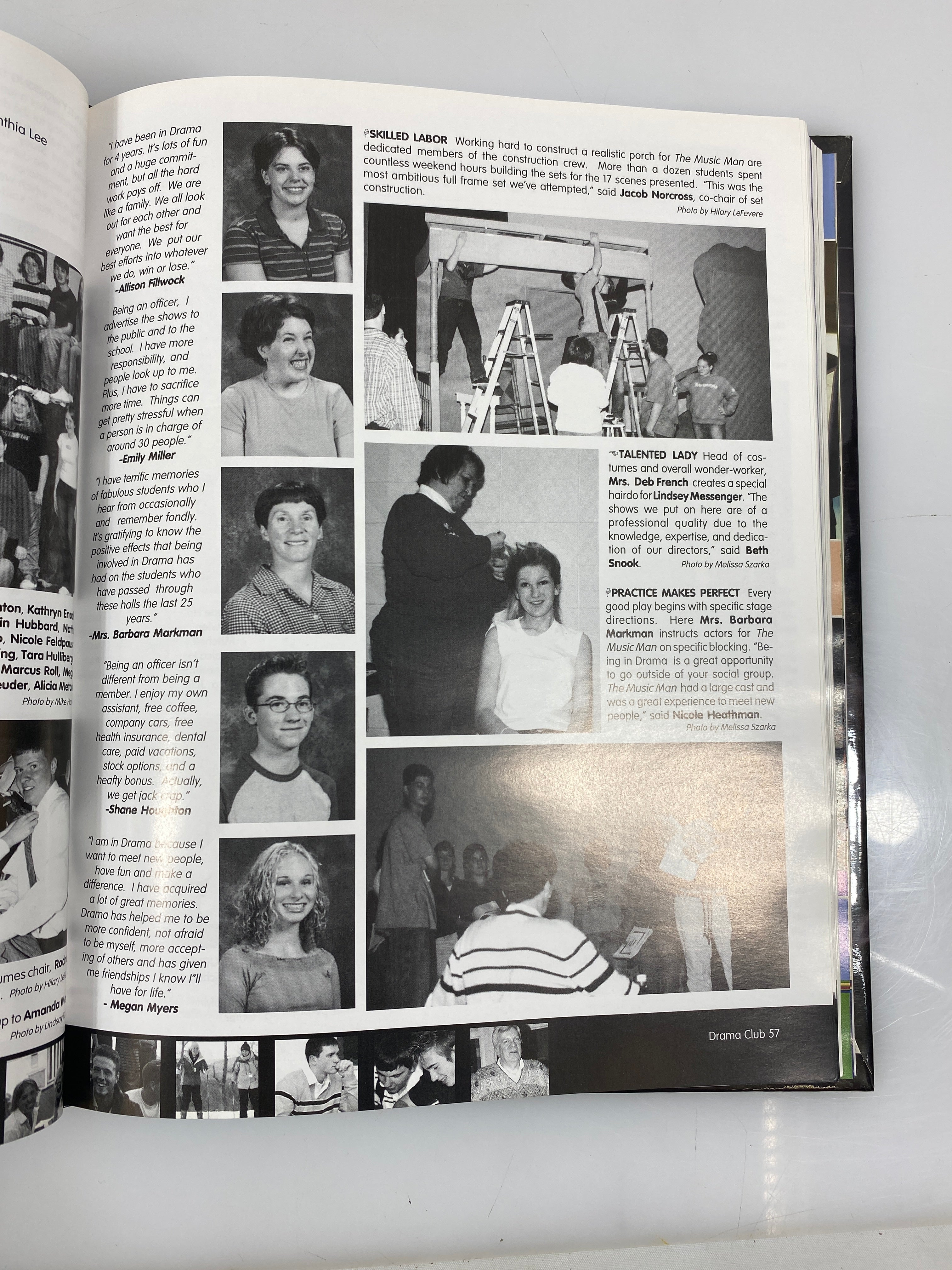 2003 St. Johns High School Yearbook "Wings" St. Johns Michigan HC