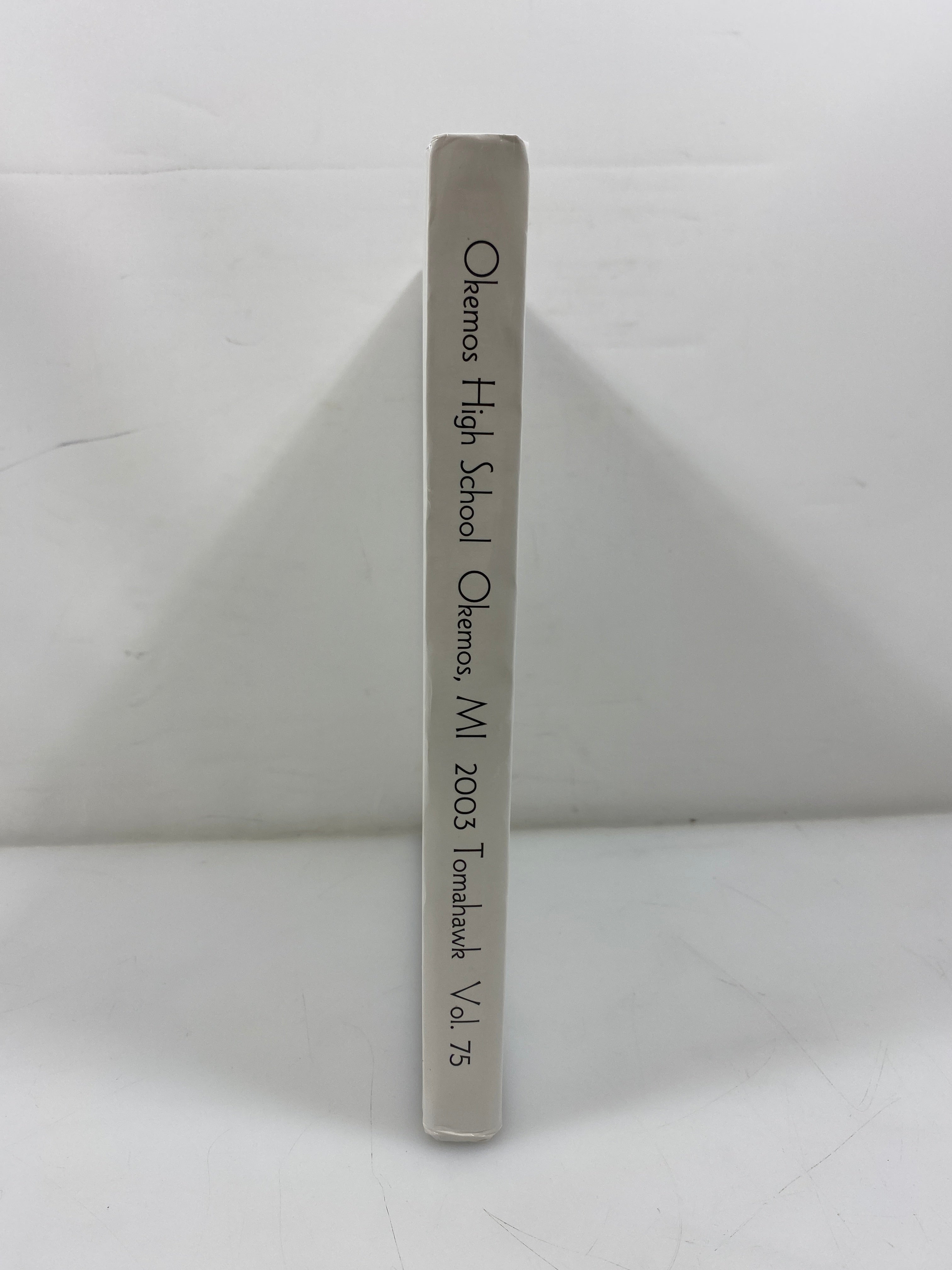 2003 "Tomahawk" Okemos High School Yearbook Okemos, MI HC