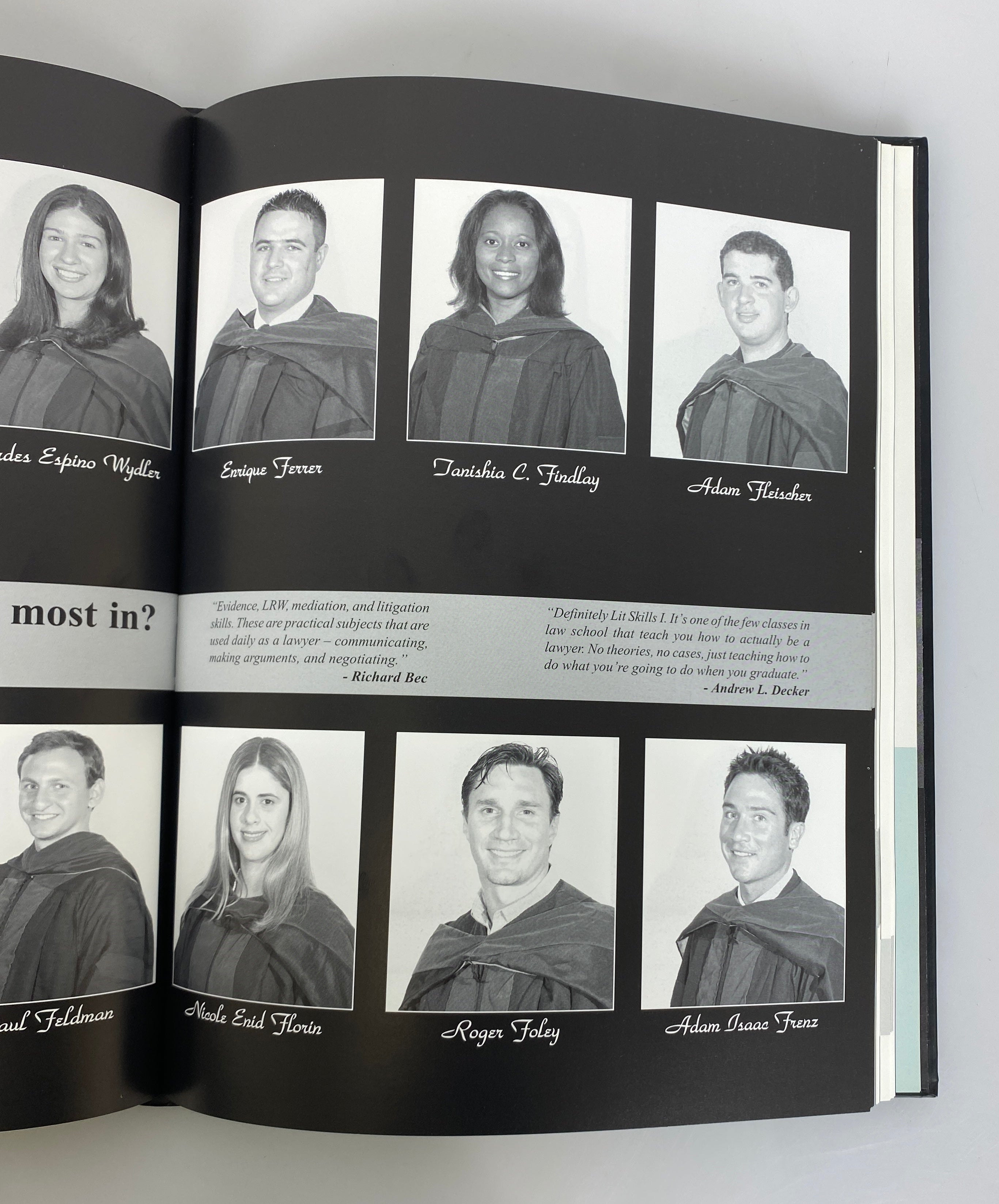 2003 University of Miami School of Law 75th Anniversary Yearbook HC