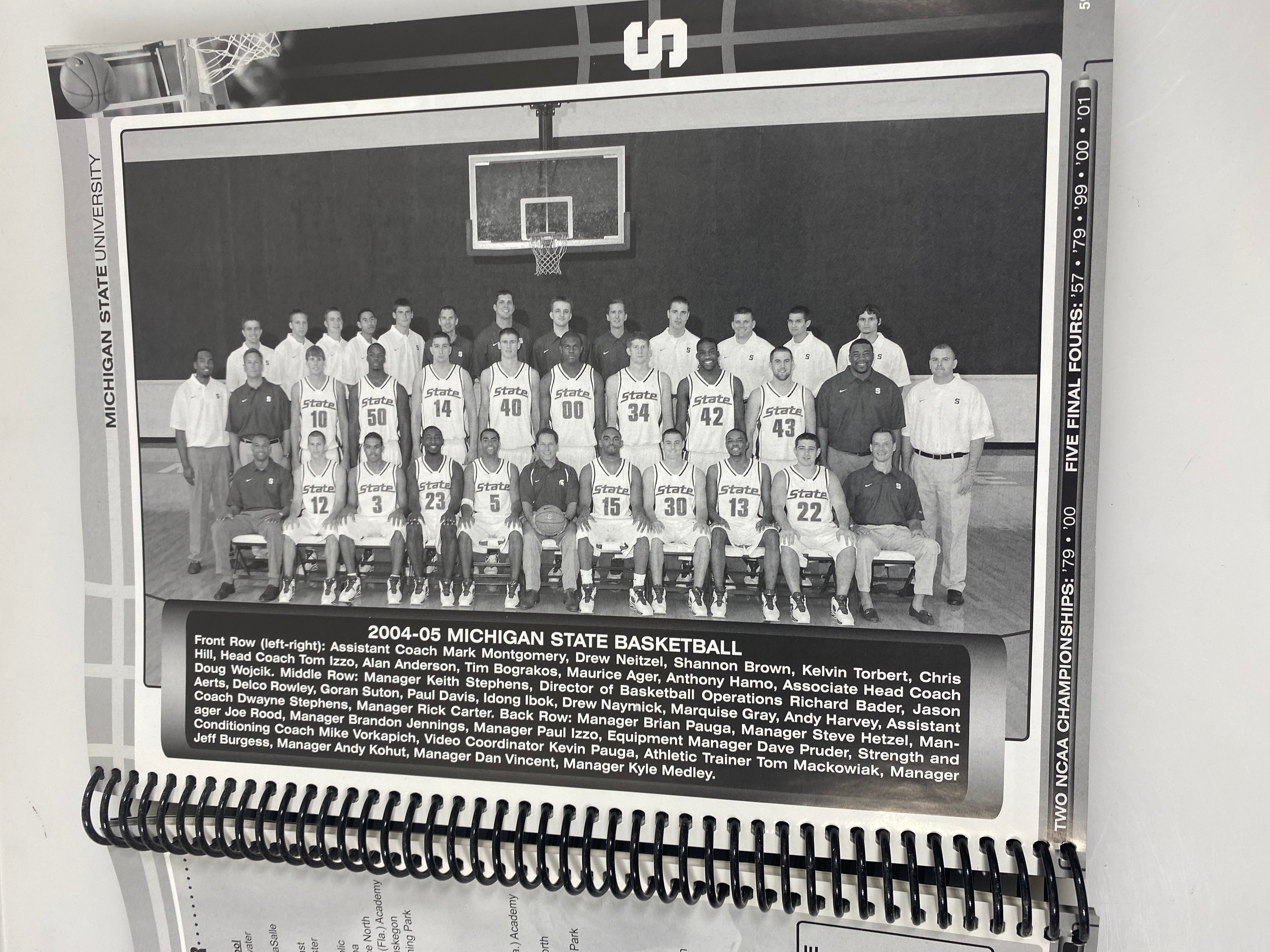 2004-2005 MSU Michigan State Basketball Media Guide