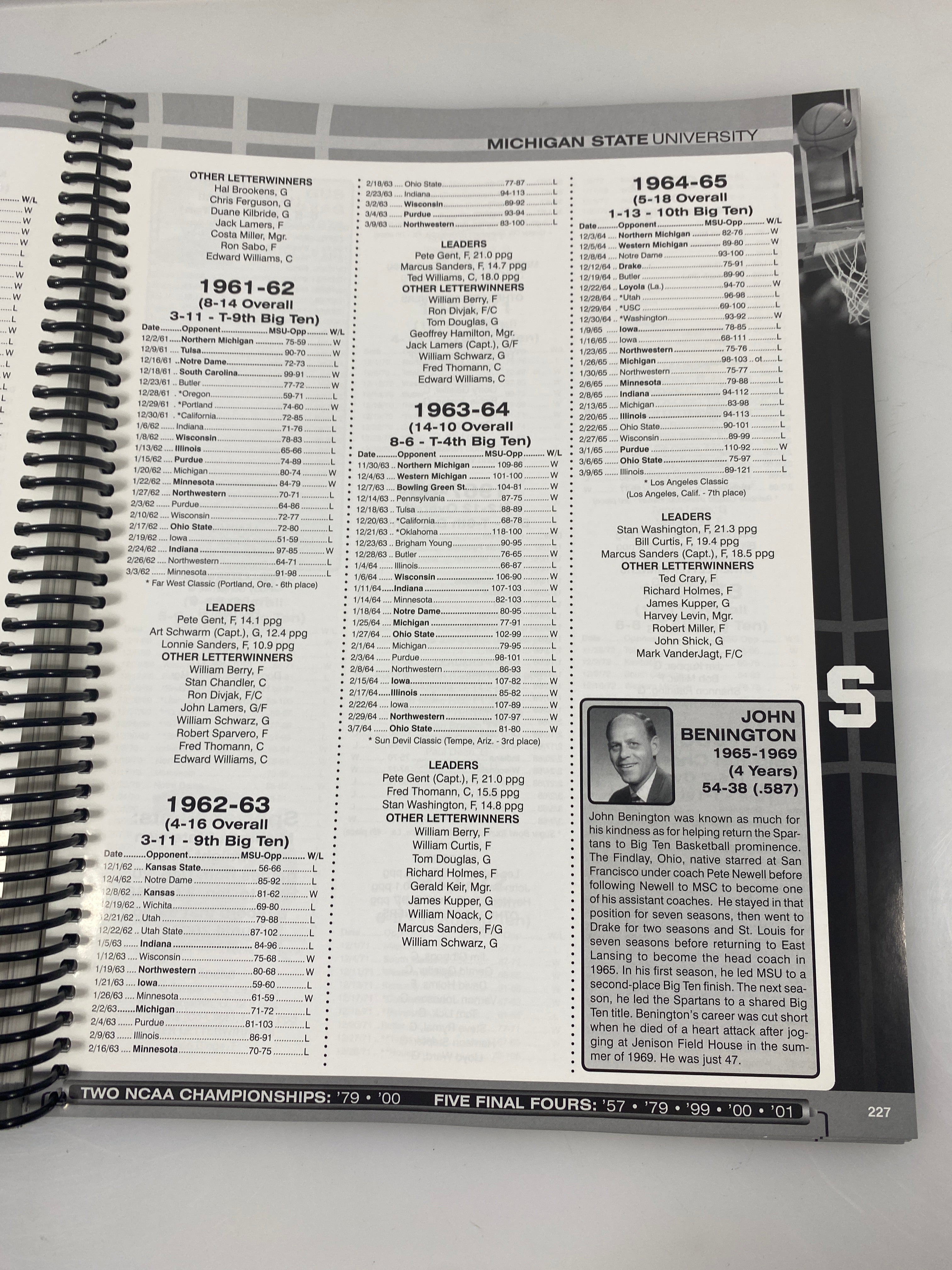 2004-2005 MSU Michigan State Basketball Media Guide