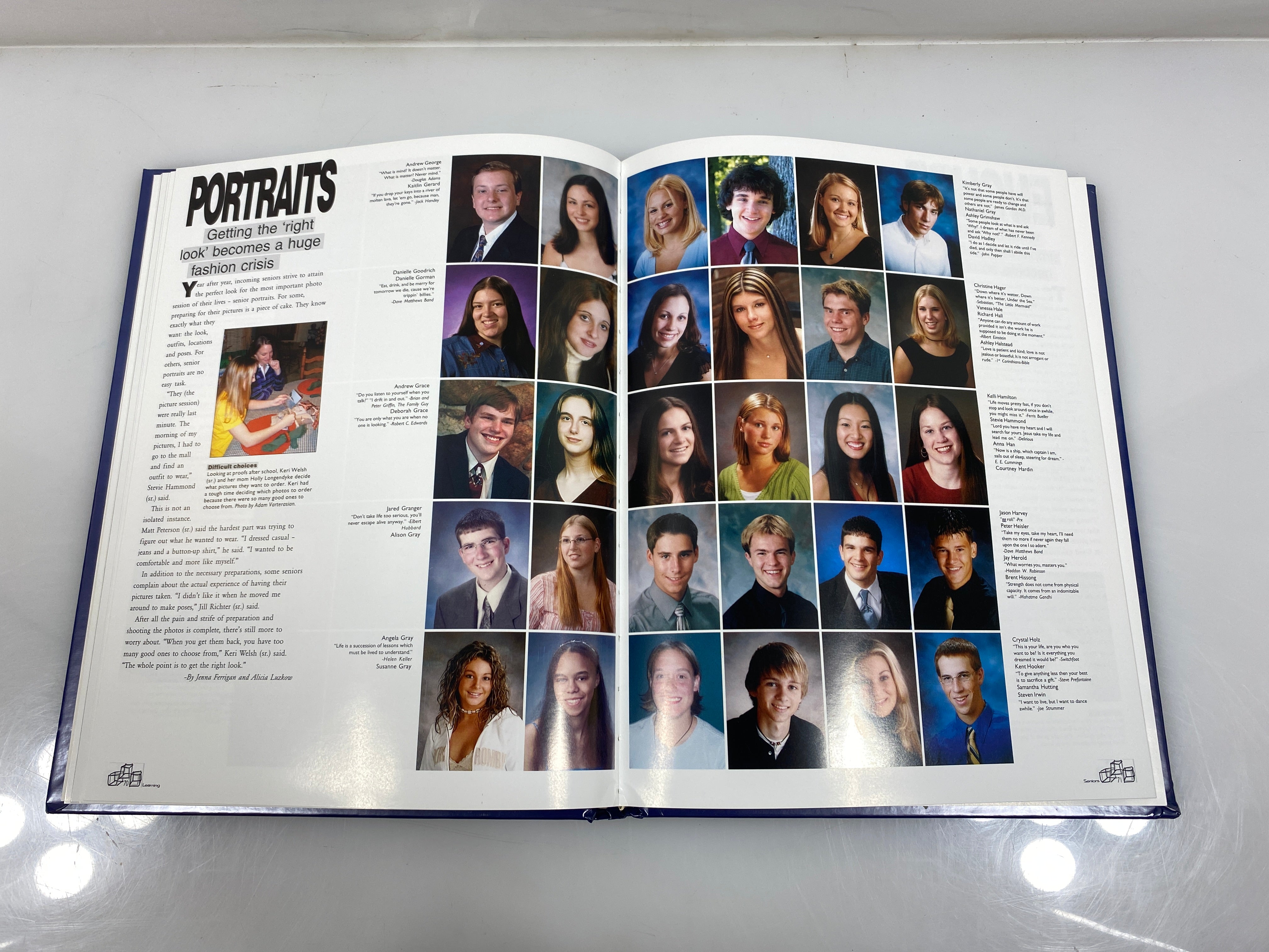2004 Haslett High School "Dixit" Yearbook HC Haslett, MI