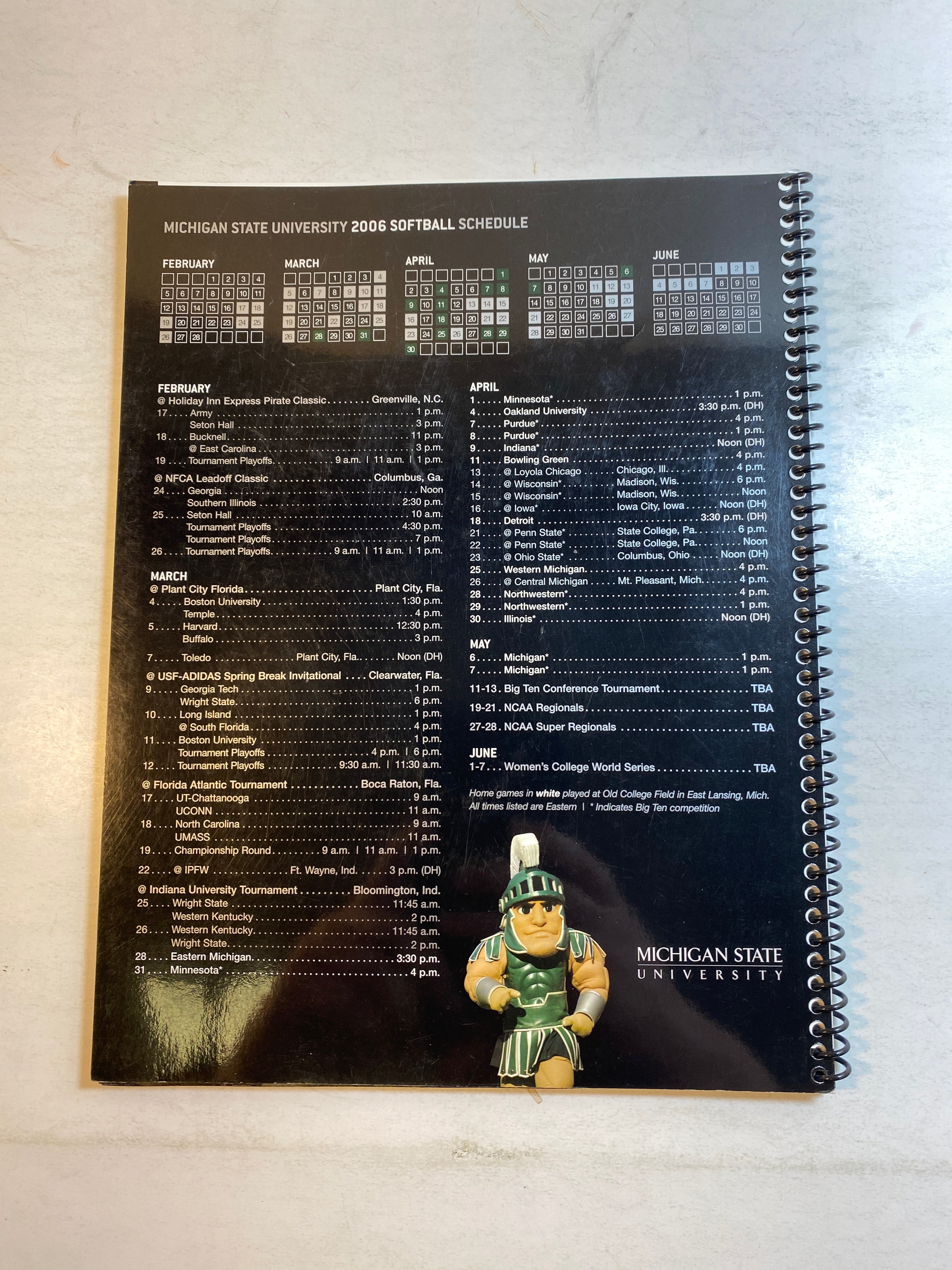 2006 MSU Michigan State Softball Media Guide