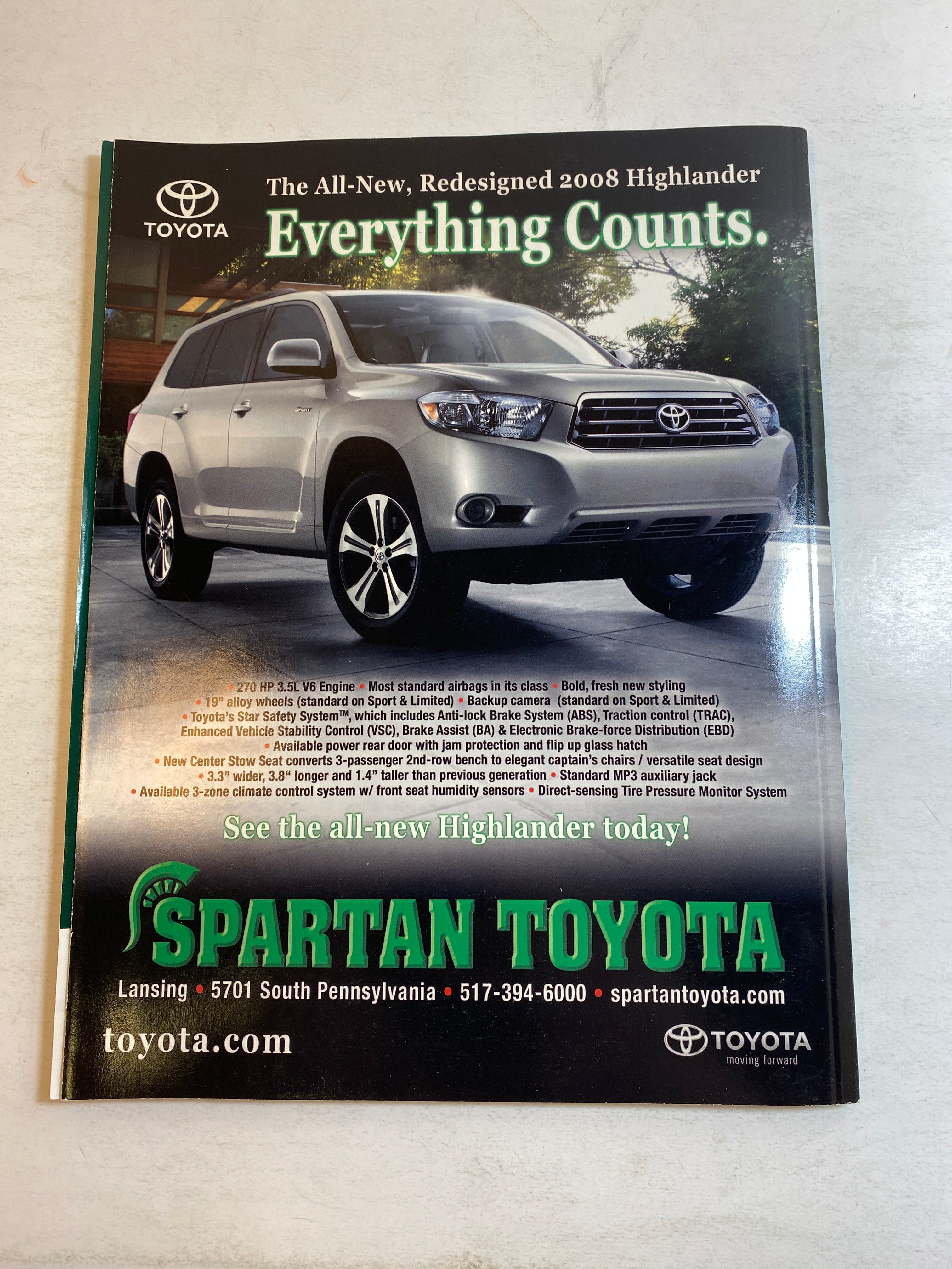 2007 Michigan State Vs Bowling Green Football Program George Perles