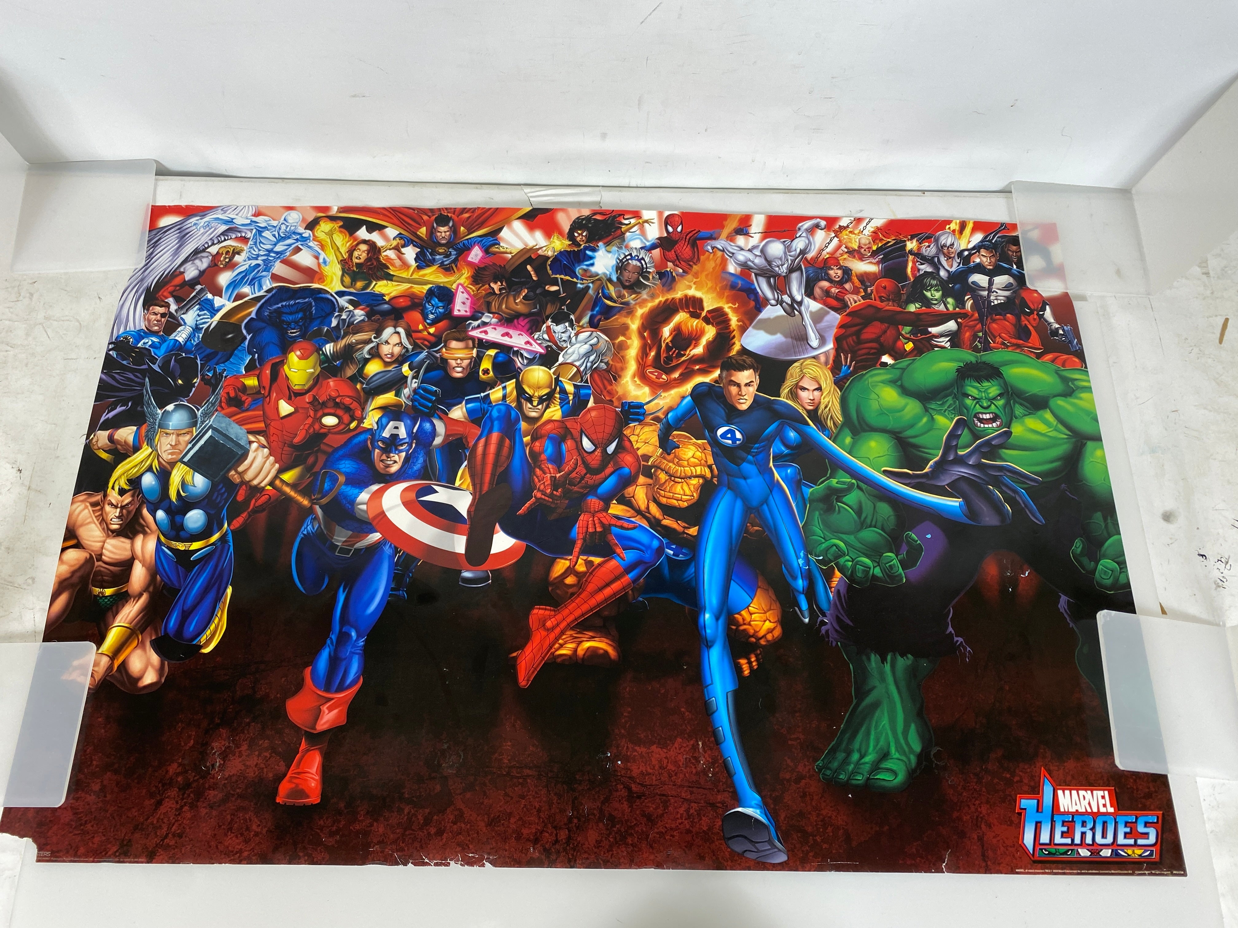 2008 Marvel Heroes Poster