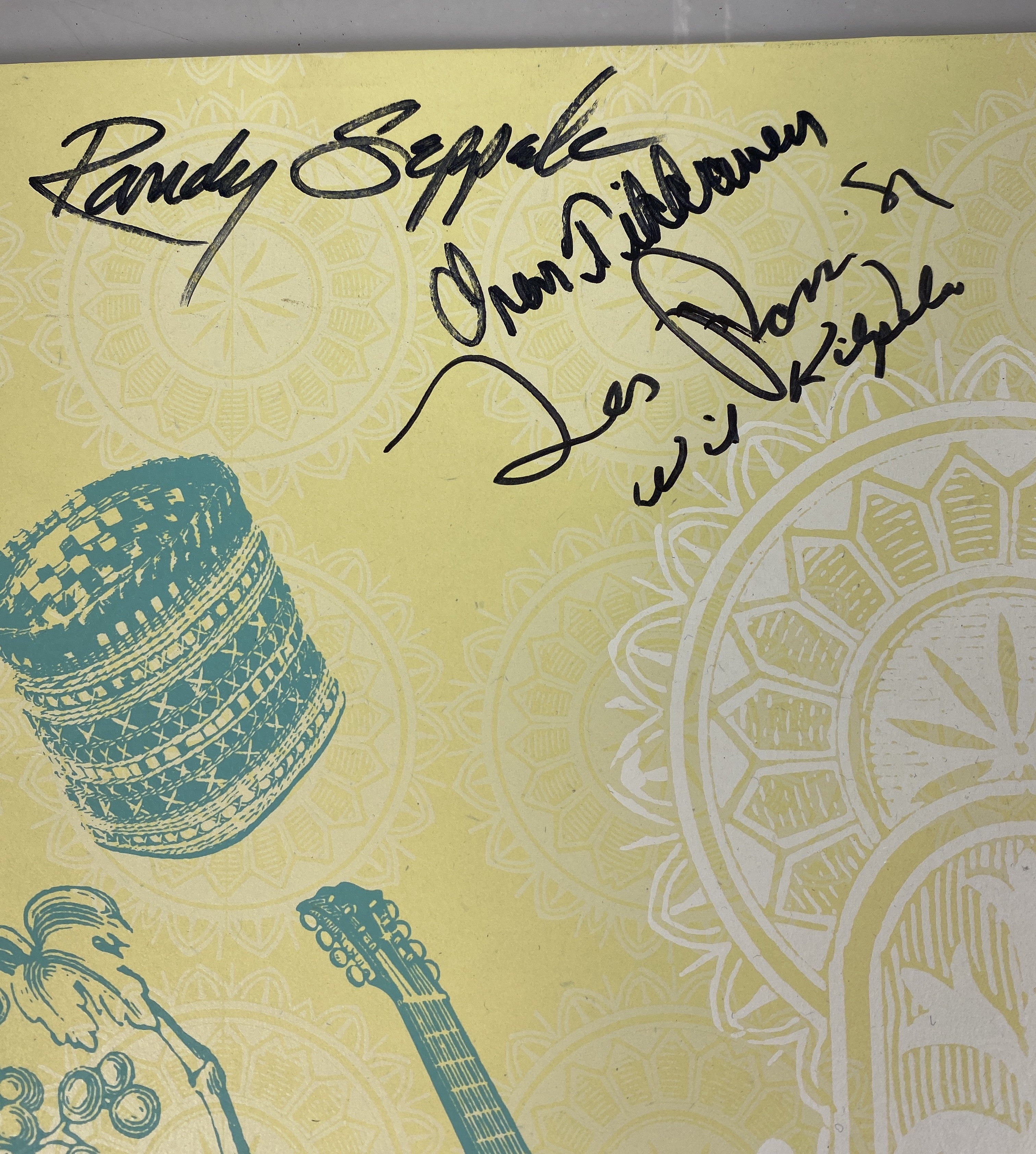 2008 MSU Museum Folk Festival Poster Go Green Ephemera *Signed*